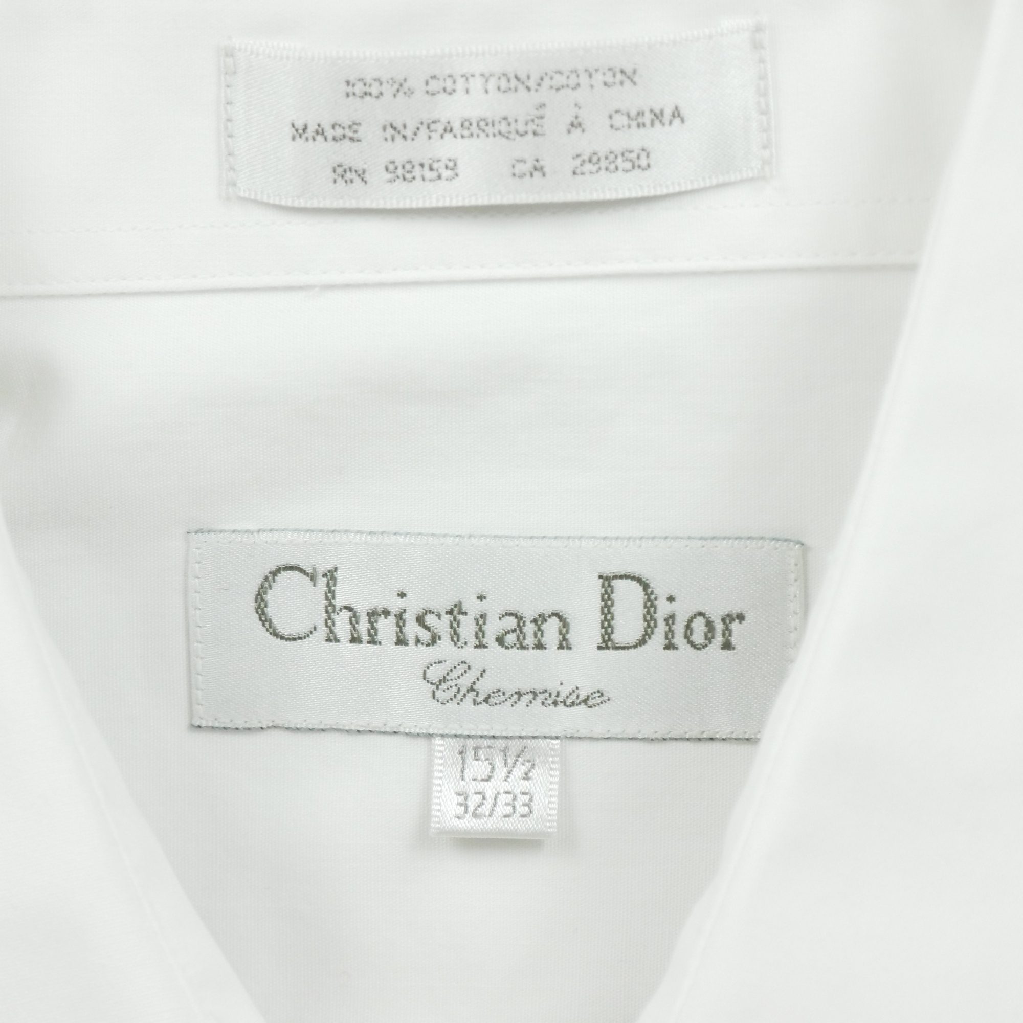 Chemise classique Homme uni Blanc 7