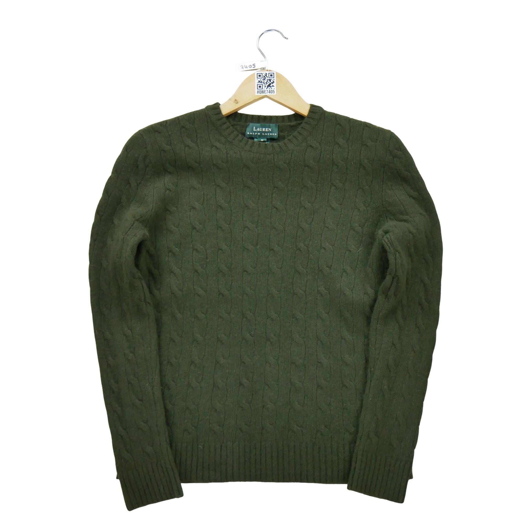 Pull Femme  en Laine et Cachemire Vert 1