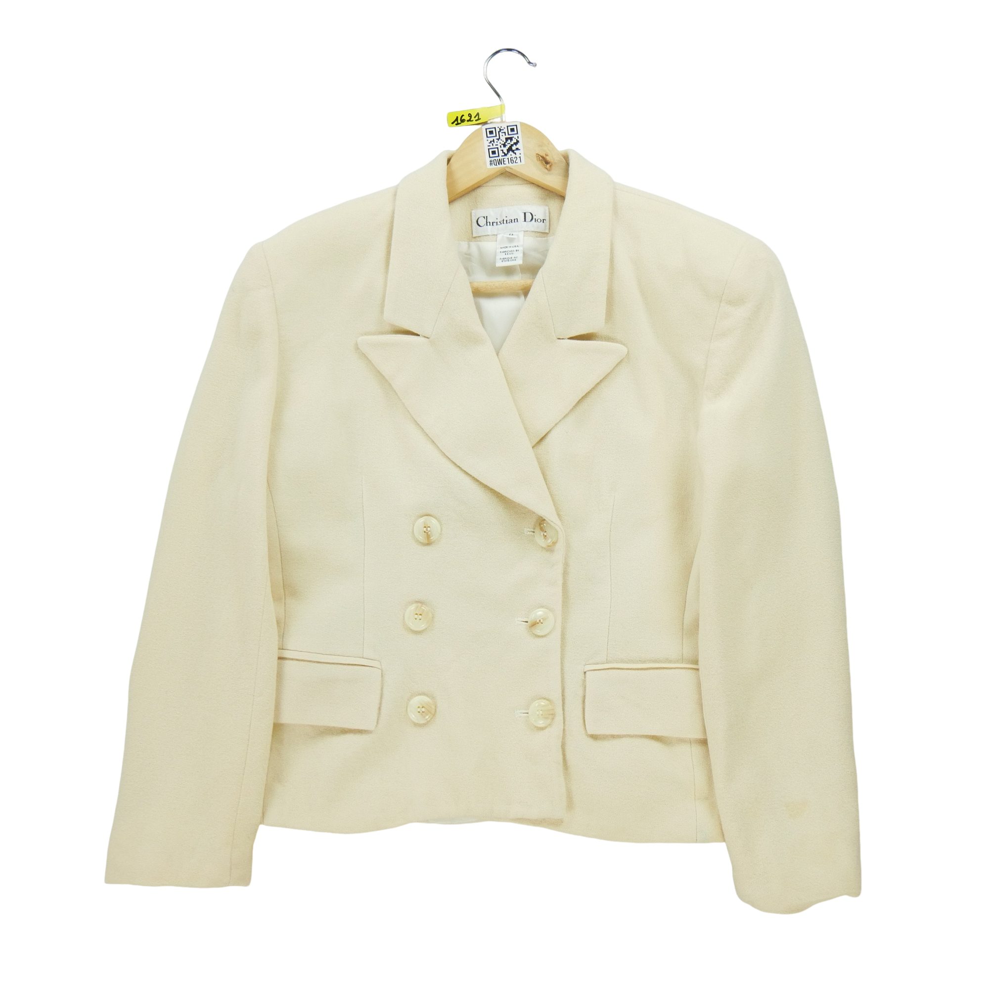 Veste Femme  100% laine Jaune 1