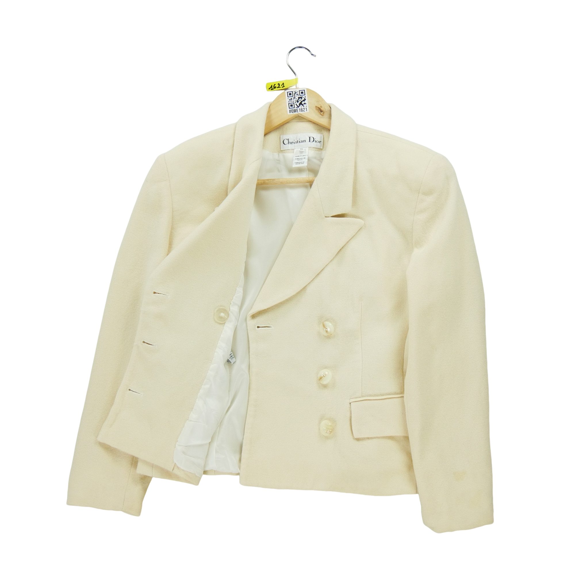 Veste Femme  100% laine Jaune 2