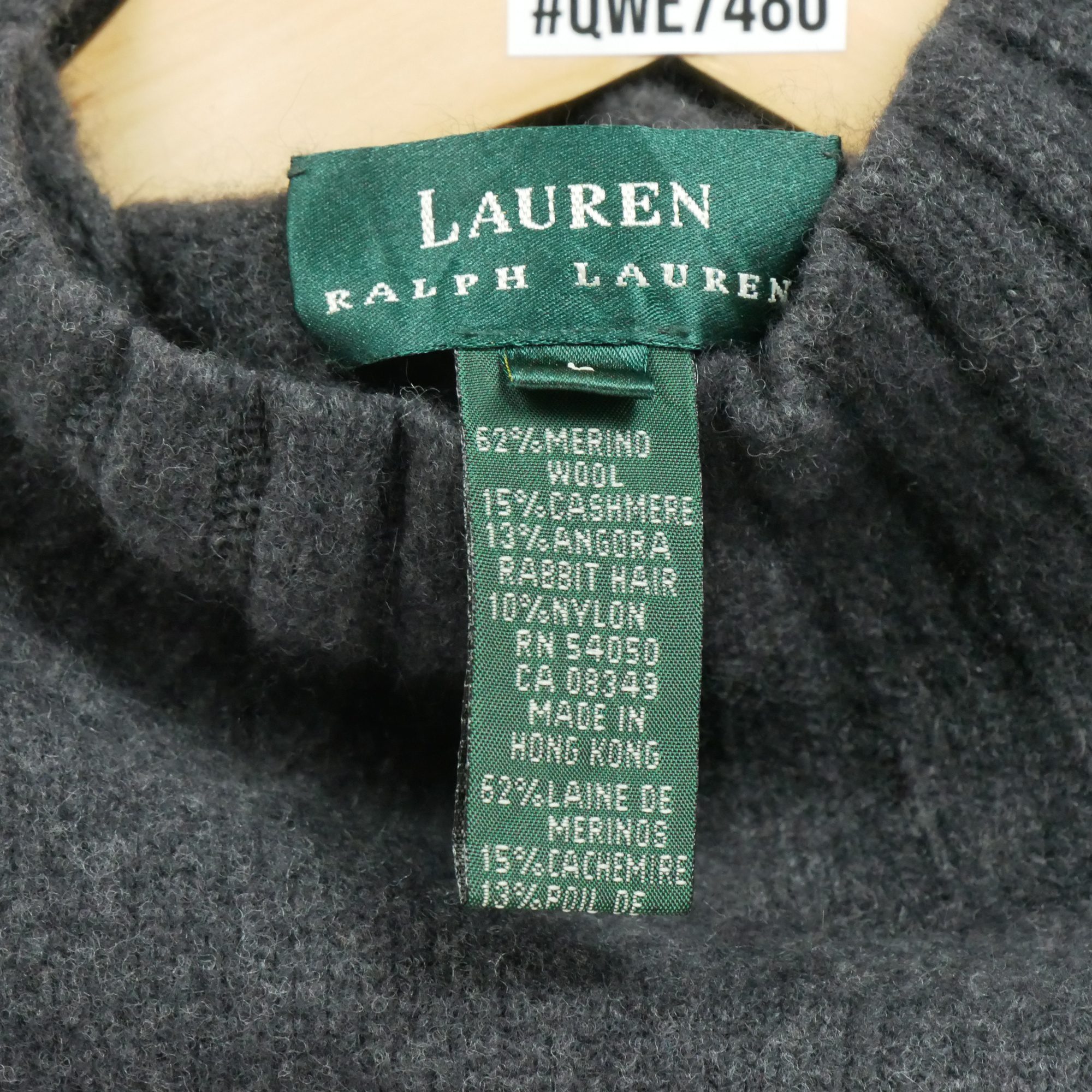 Pull Femme  en laine et cachemire Gris 5