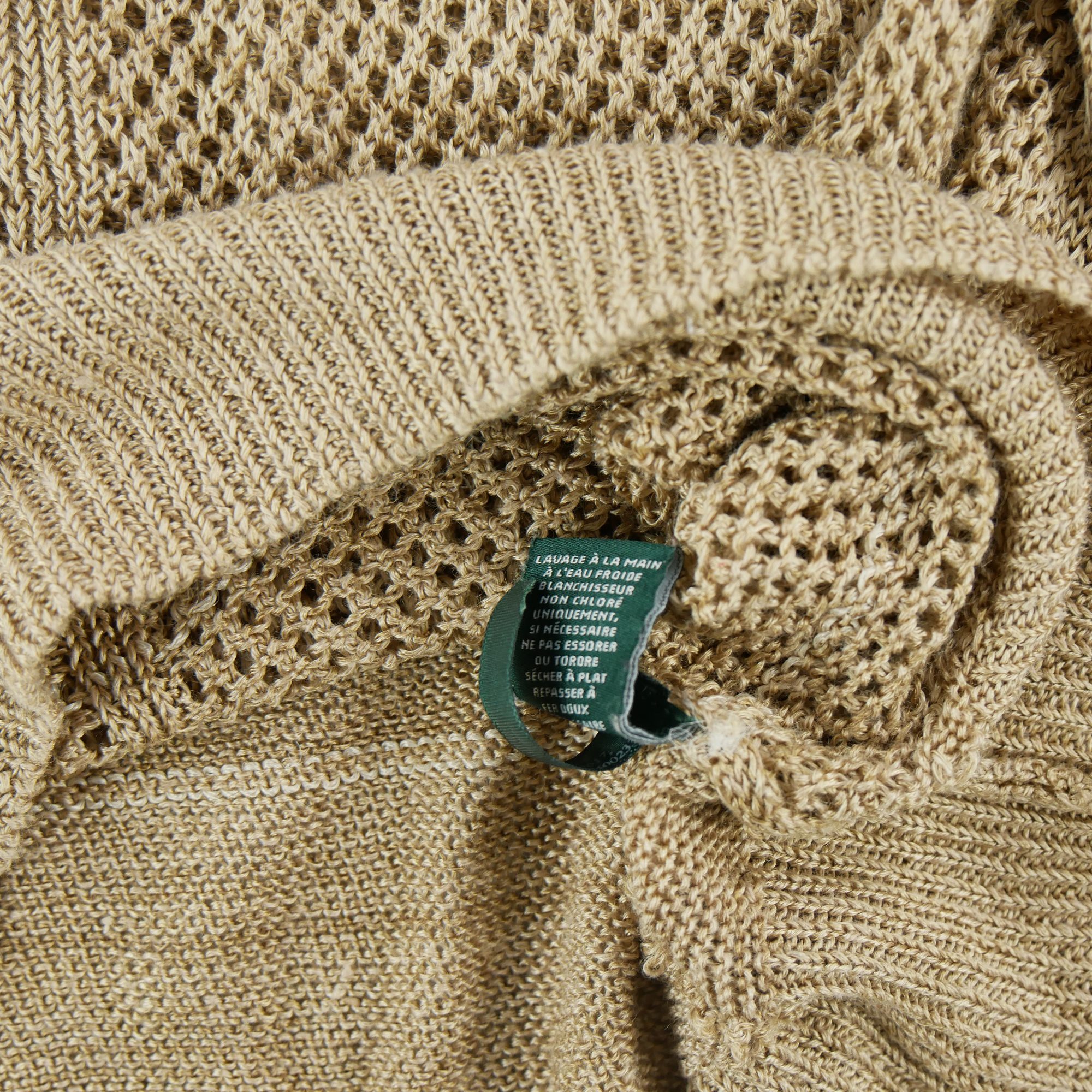 Pull Femme  en lin Beige 7