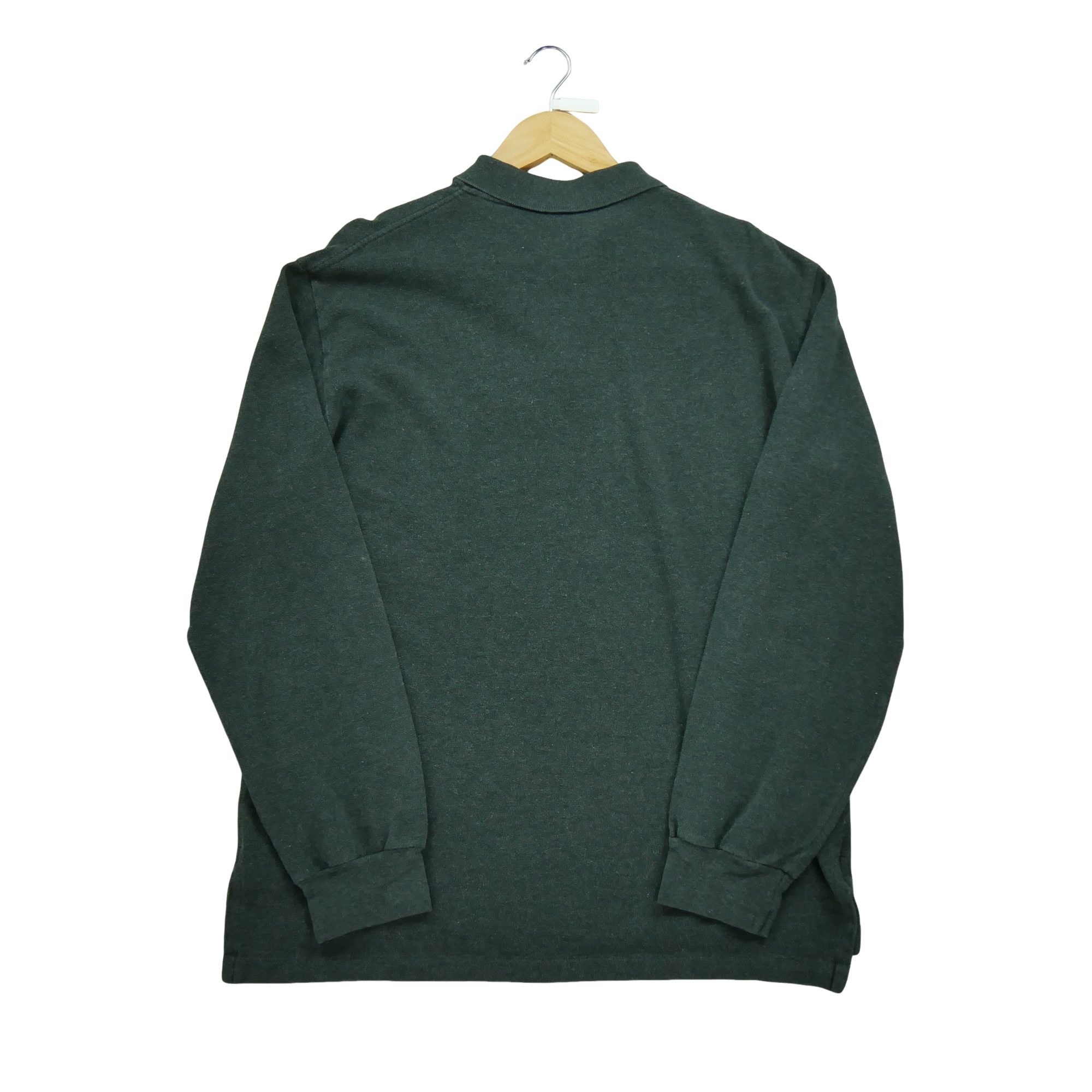 Polo manches longues Homme  Gris 3