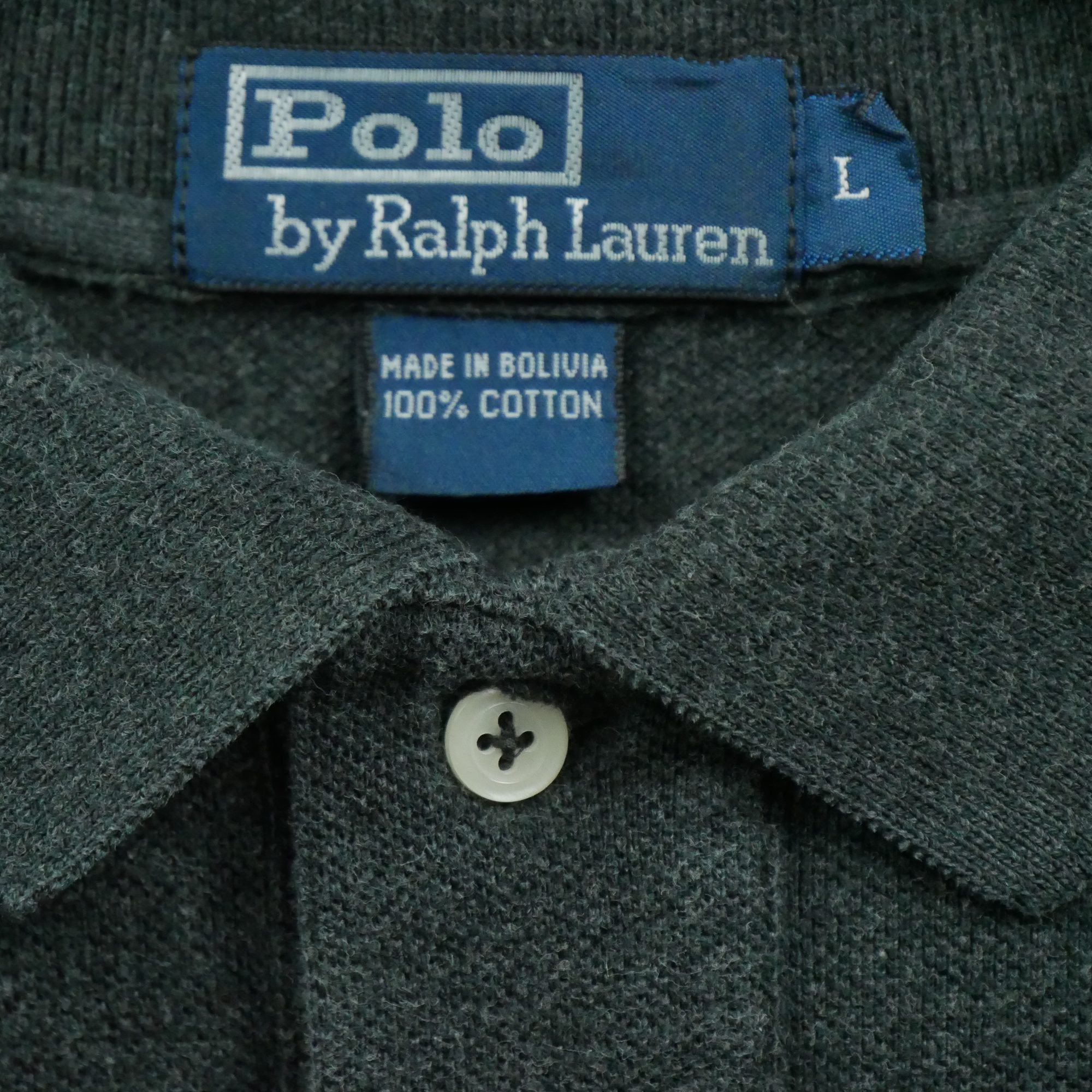 Polo manches longues Homme  Gris 7