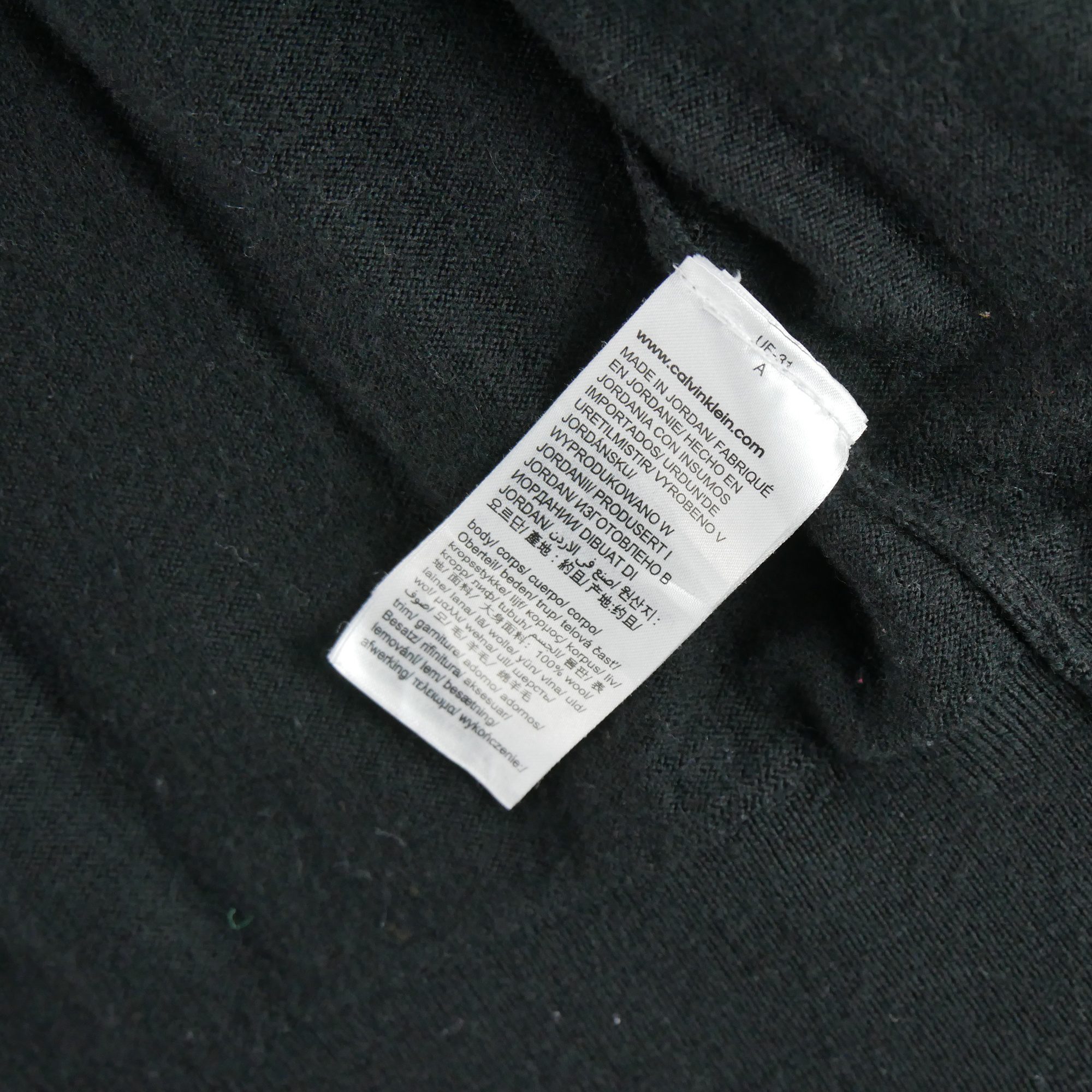 Gilets Homme  en laine Noir 7