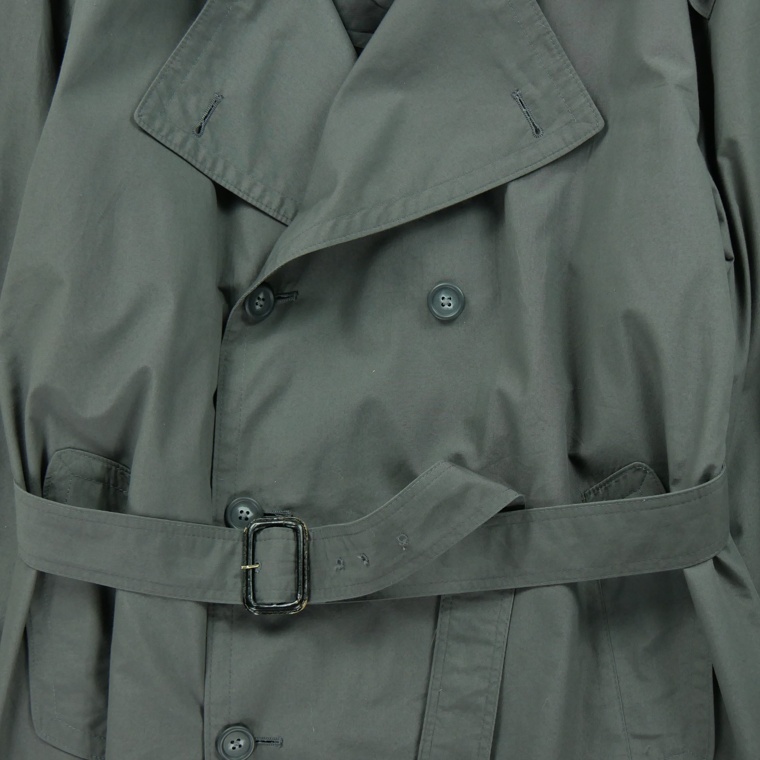 Trench Homme avec doublure Gris 4