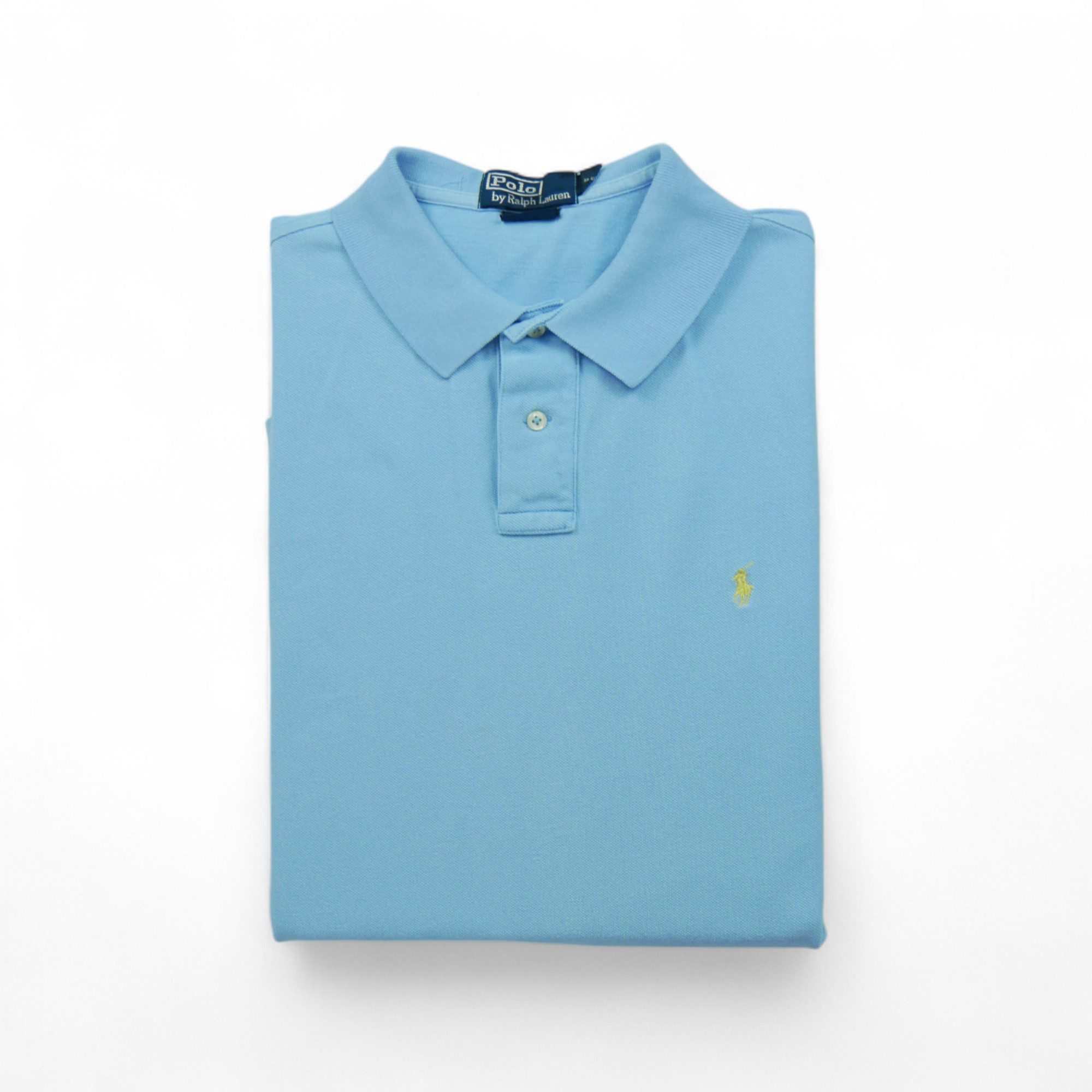 Polo manches longues Homme  Bleu clair 1