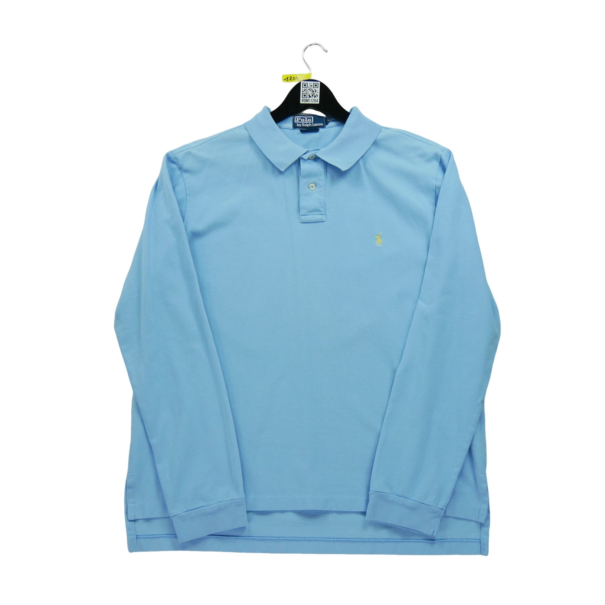 Polo manches longues Homme  Bleu clair 2