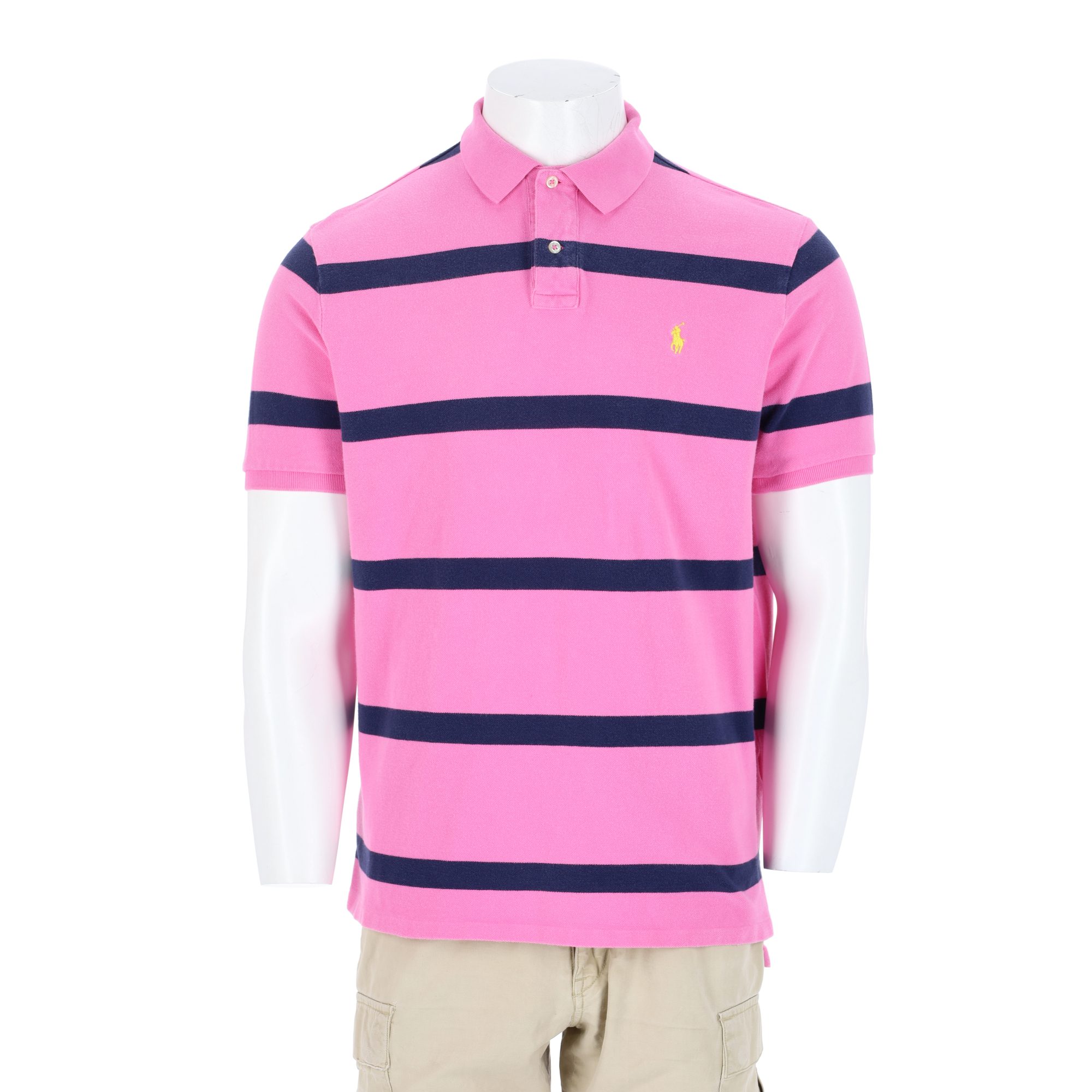 Polo manches courtes Homme  Rose 1
