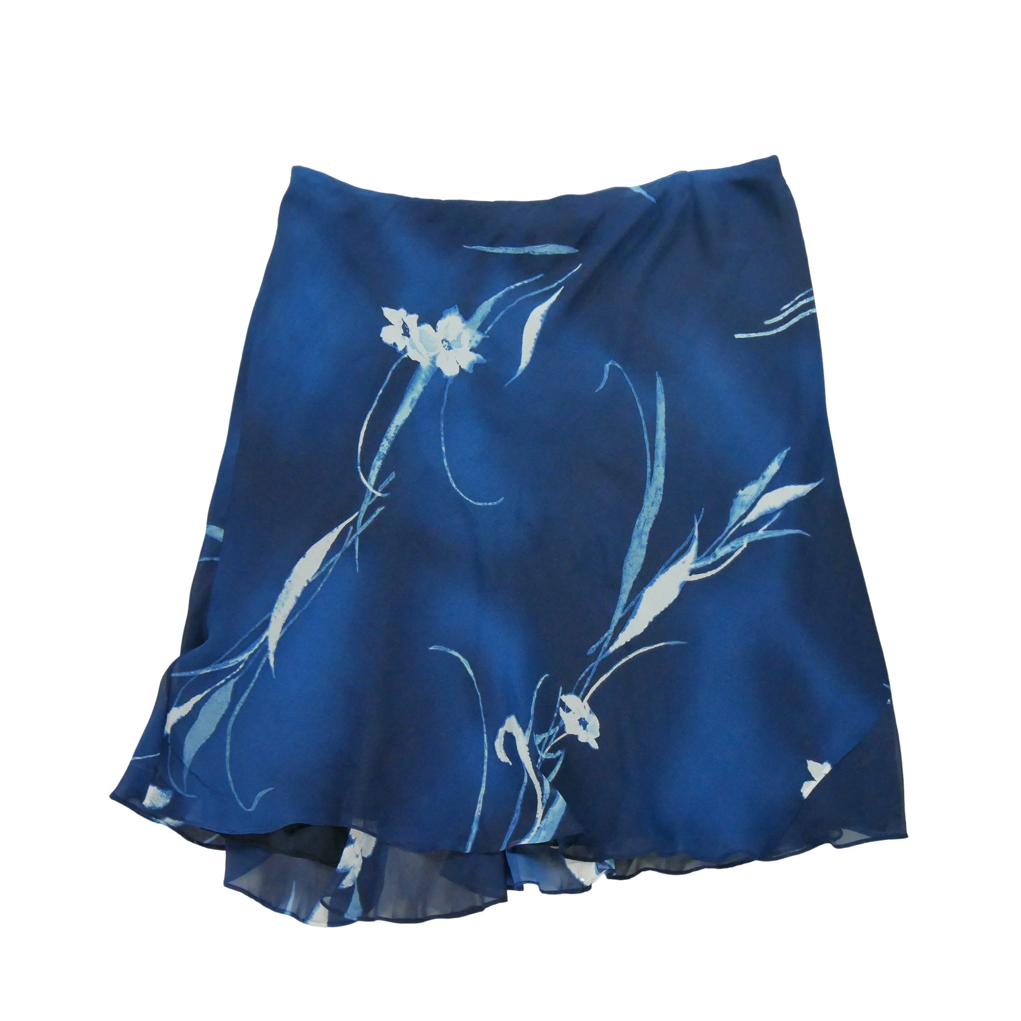 Jupes midi Femme  Floral Print Marine 1