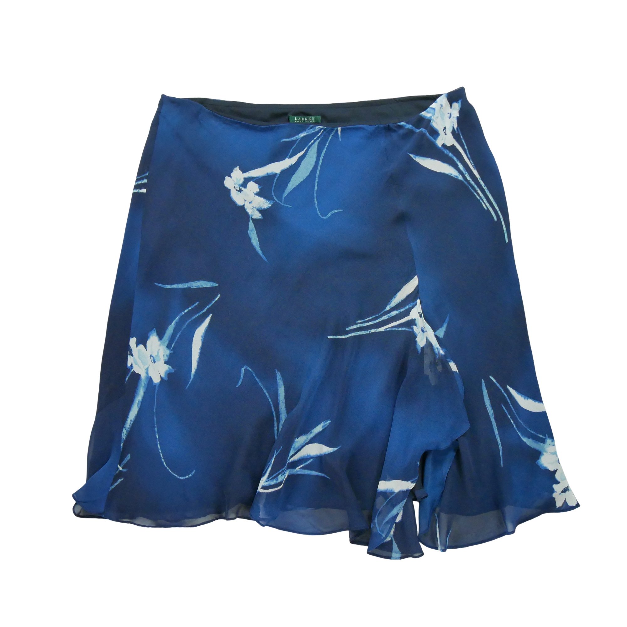 Jupes midi Femme  Floral Print Marine 2