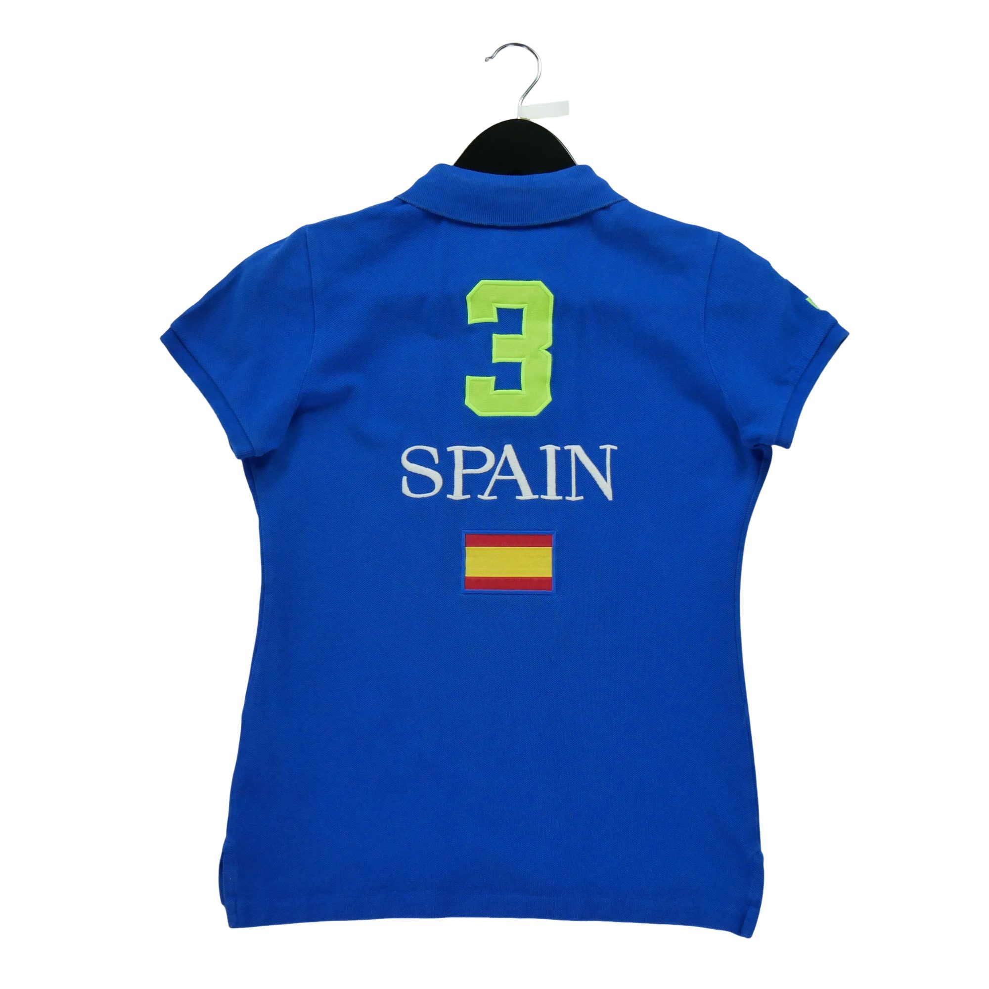 Polo manches courtes Femme  Spain Bleu 2