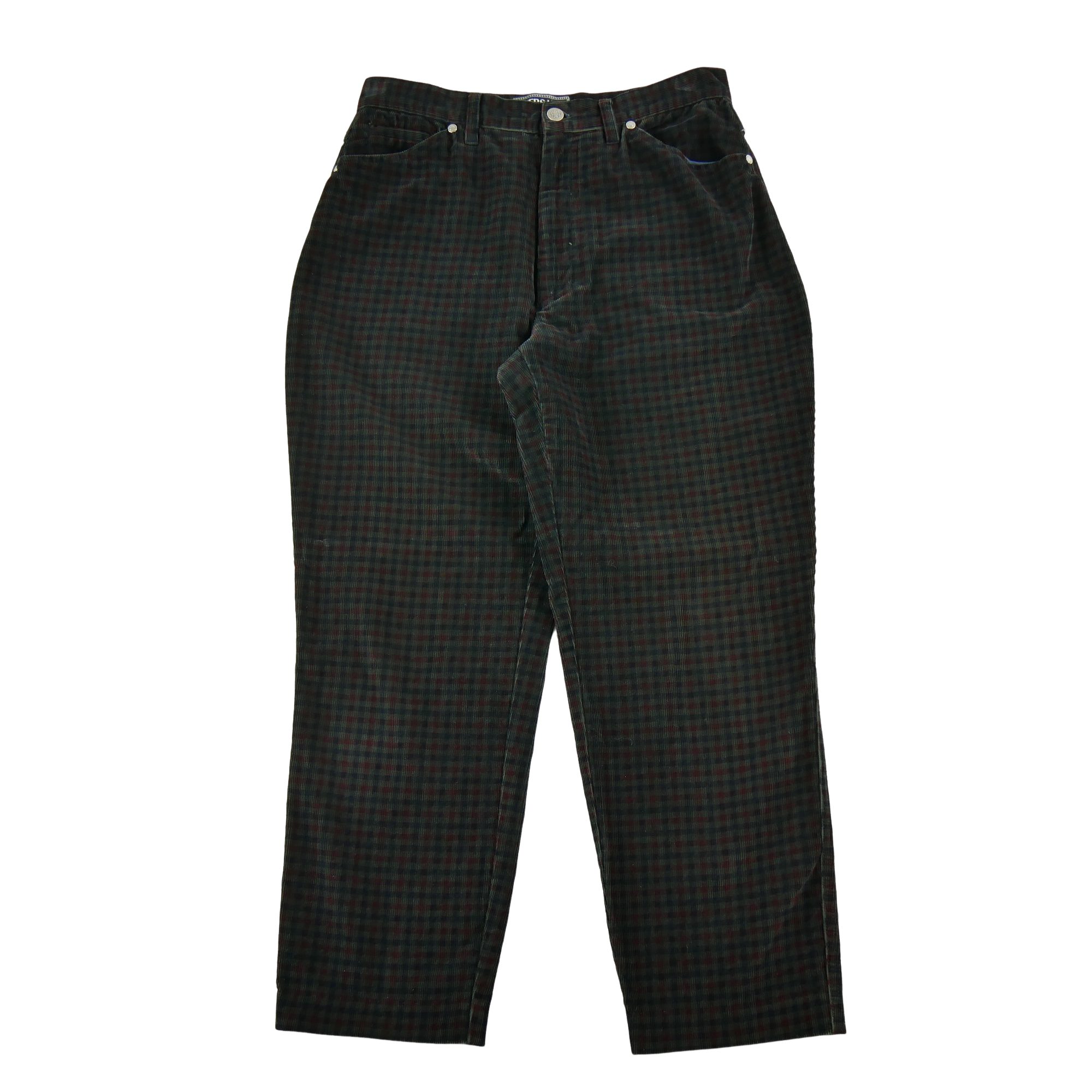 Pantalon Homme Tartan Ecossais Noir 1