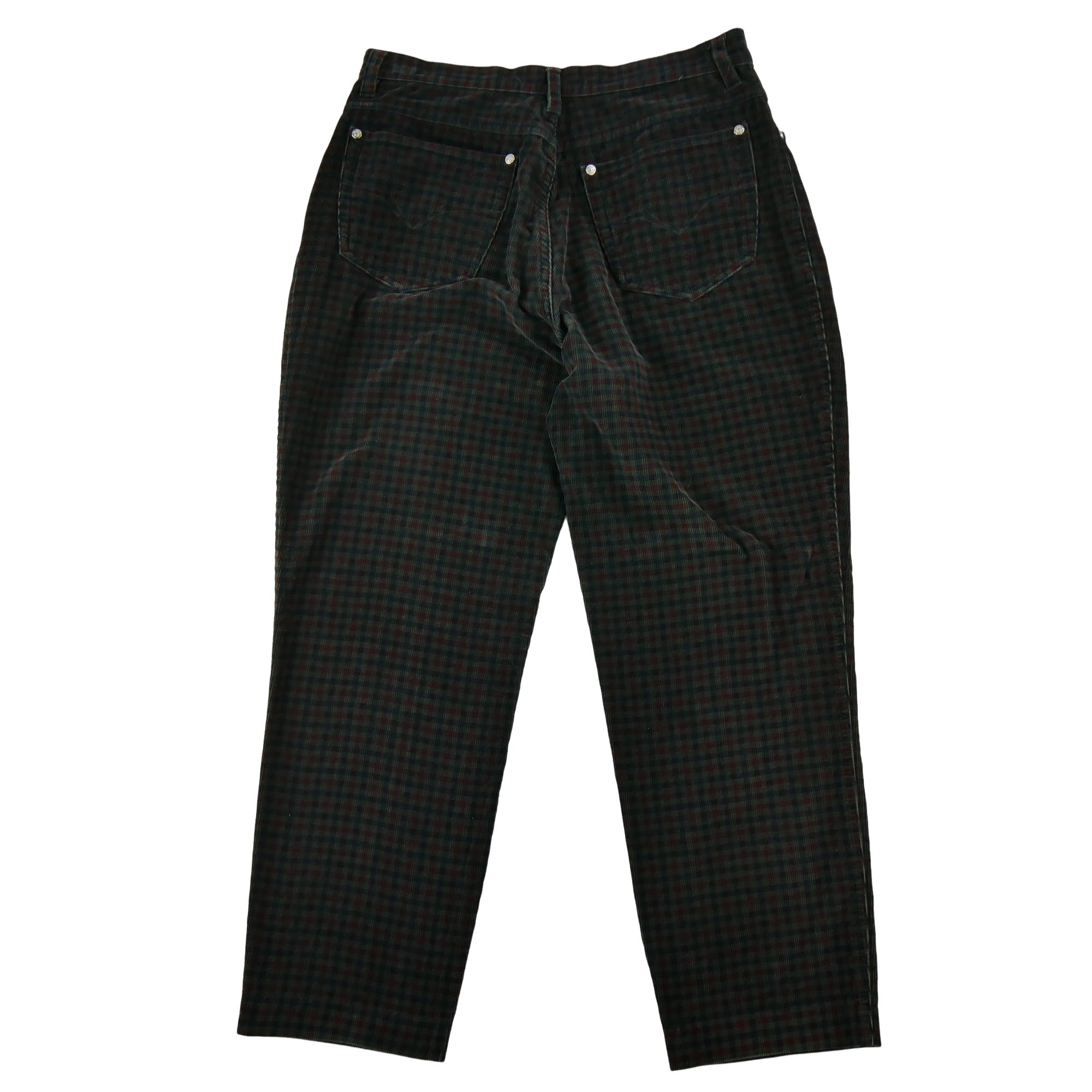 Pantalon Homme Tartan Ecossais Noir 2