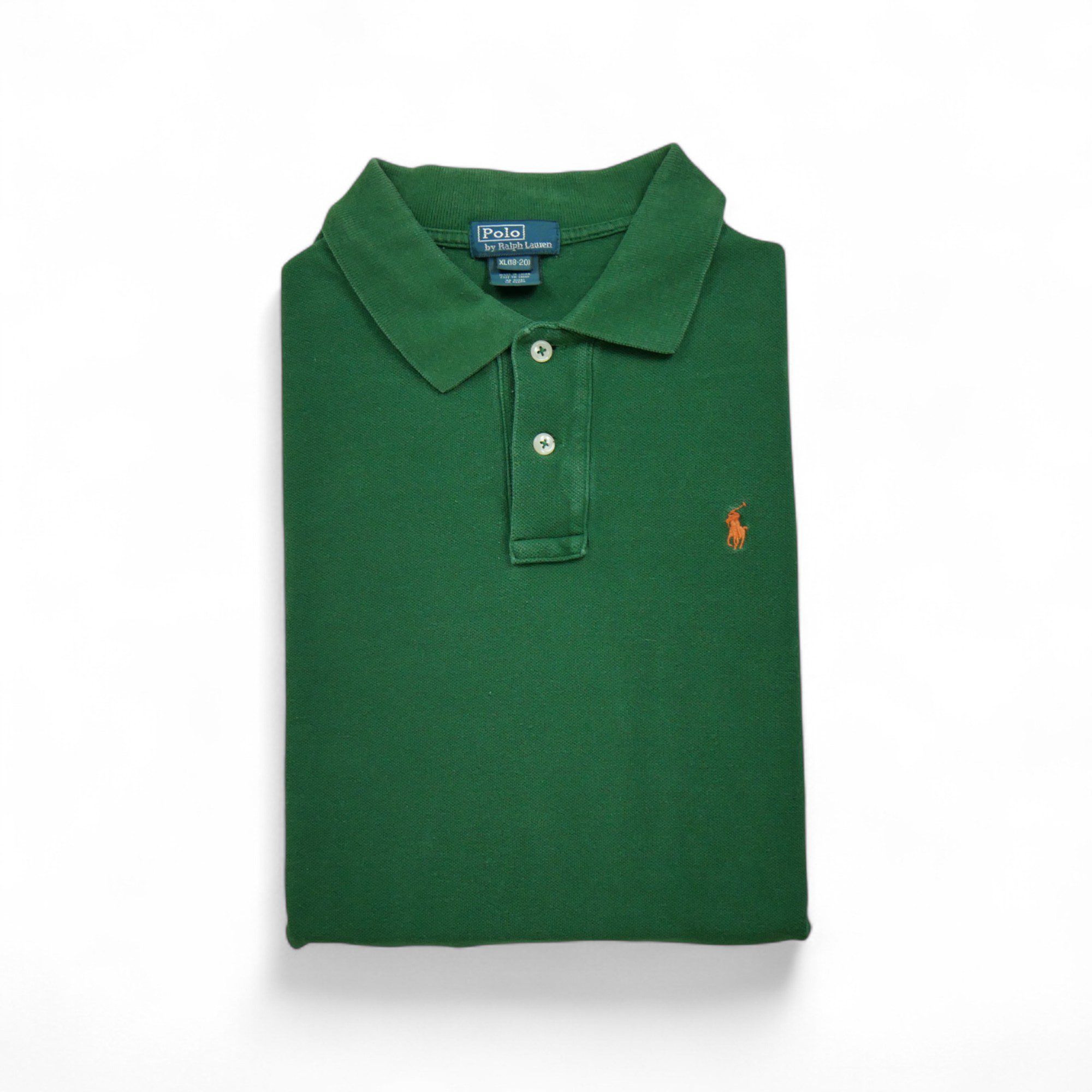 Polo manches longues Homme Vert - Très bon état