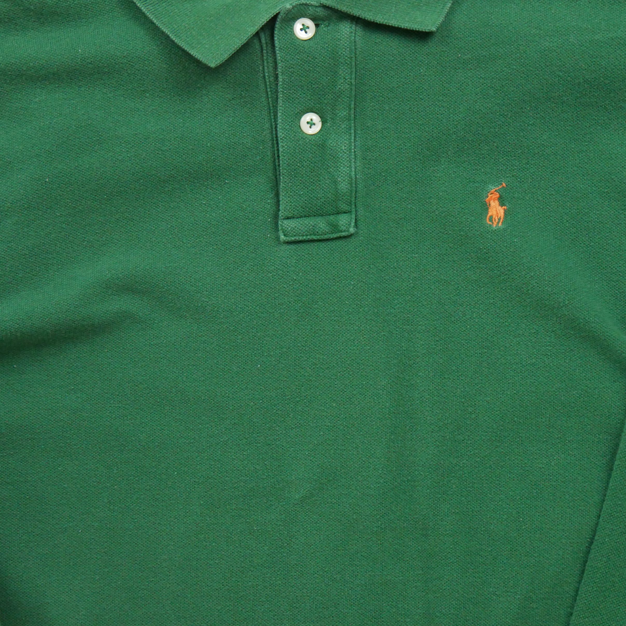 Polo manches longues Homme  Vert 4