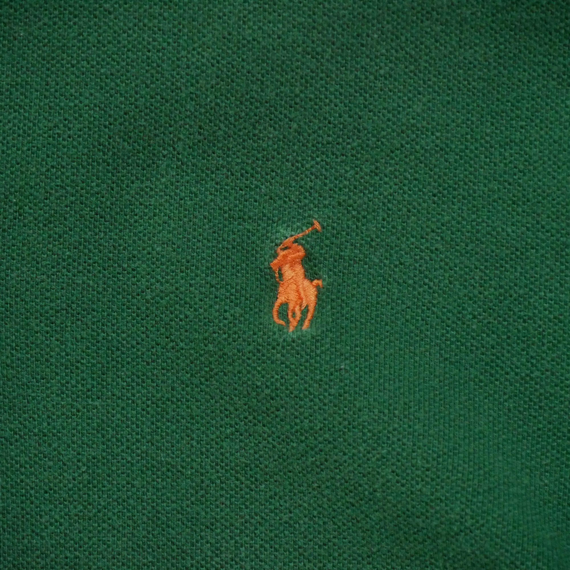 Polo manches longues Homme  Vert 5