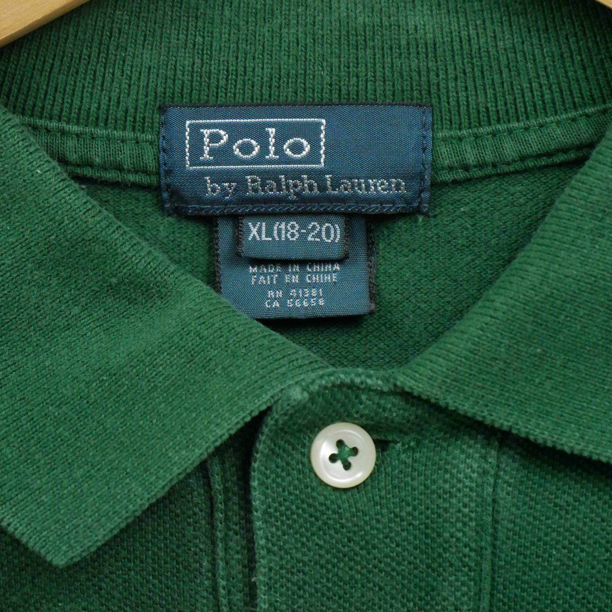 Polo manches longues Homme  Vert 8