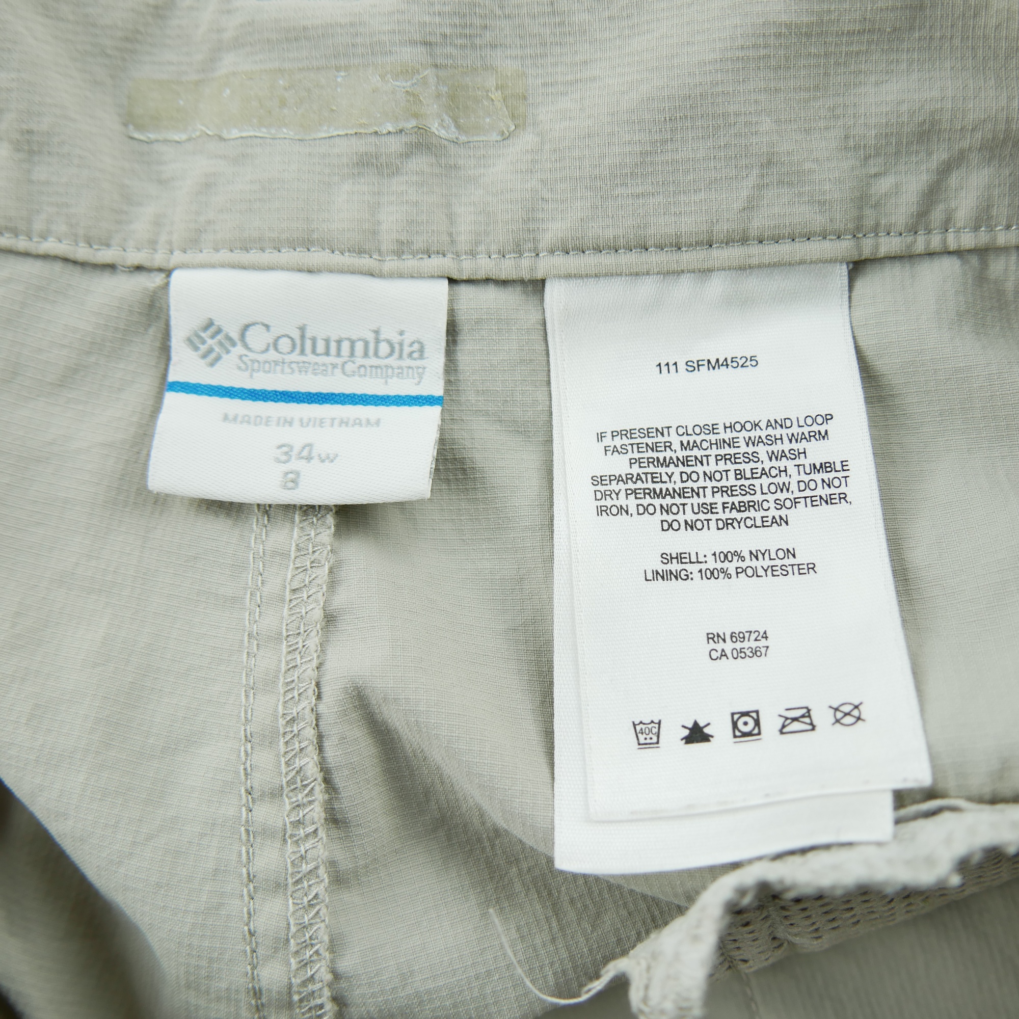 Short Homme  Cargo Gris 6