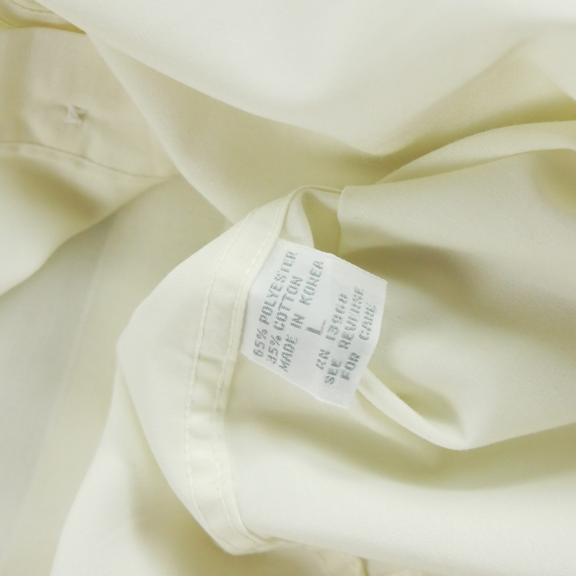 Chemise classique Homme uni Beige 8