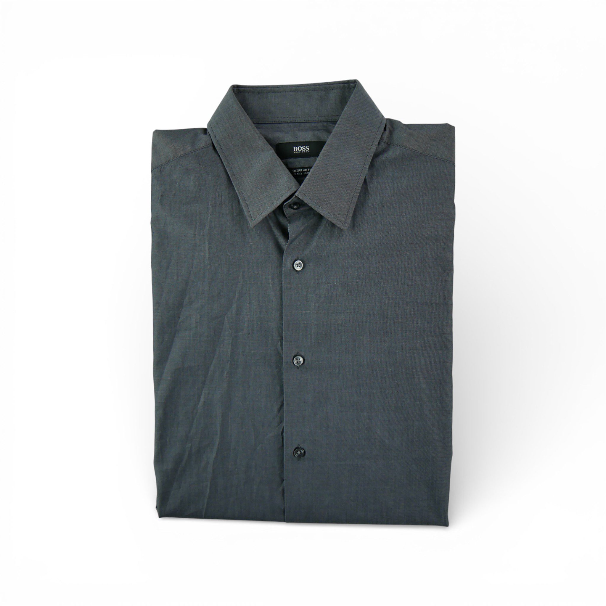 Chemise classiques Homme uni Gris 1