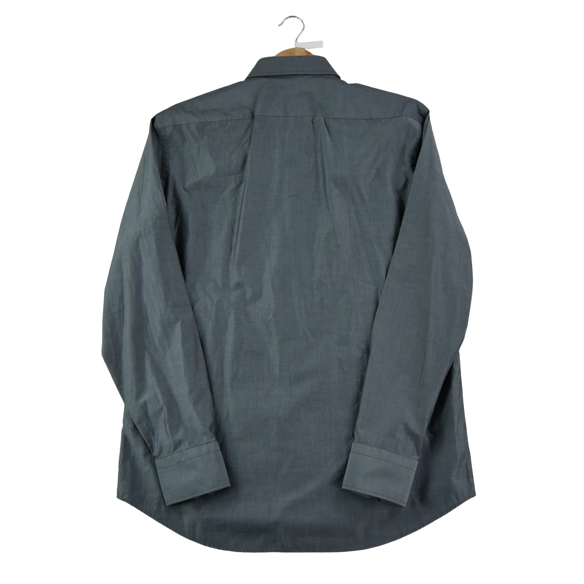 Chemise classiques Homme uni Gris 3