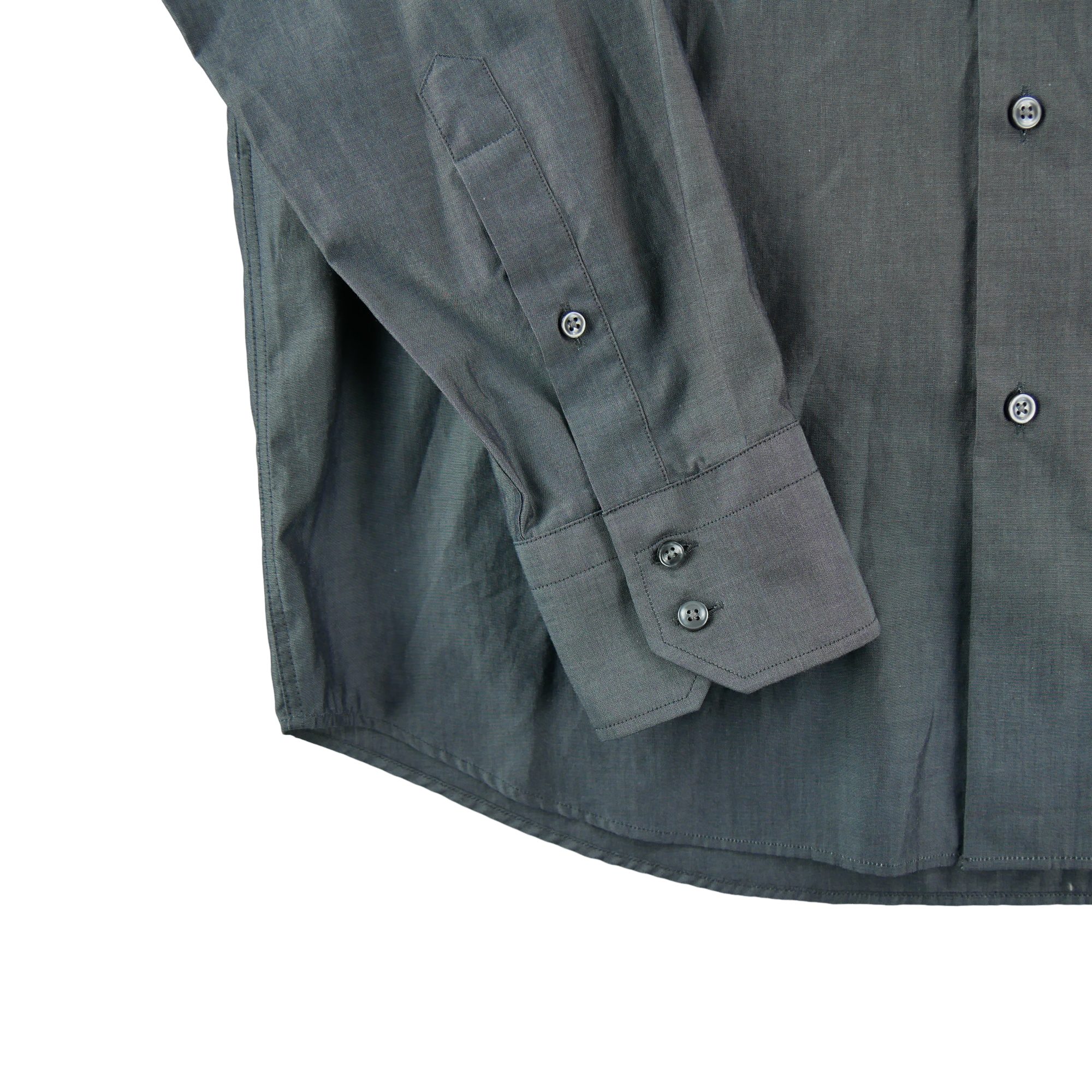 Chemise classiques Homme uni Gris 4
