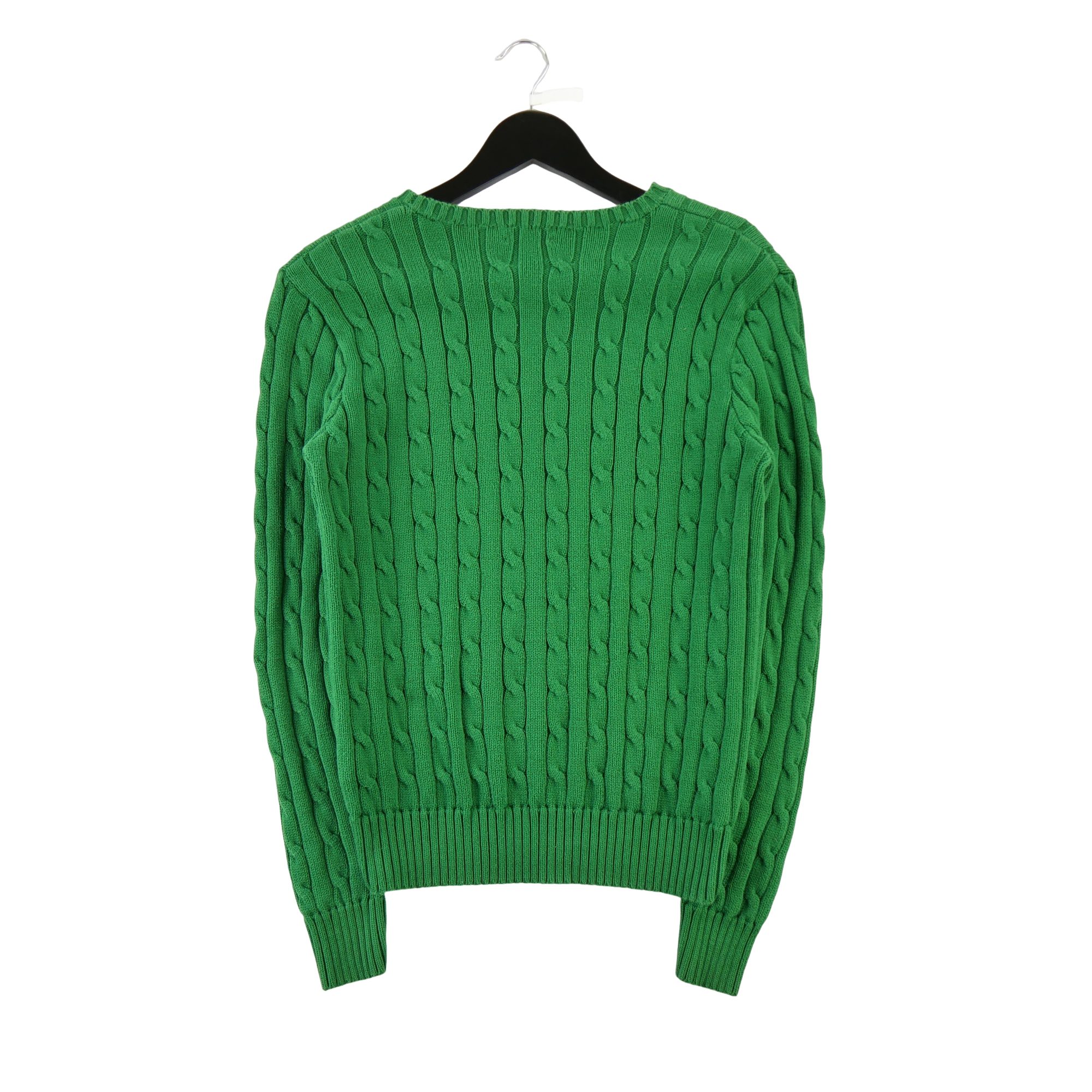 Pull Femme  en maille torsadée Vert 2