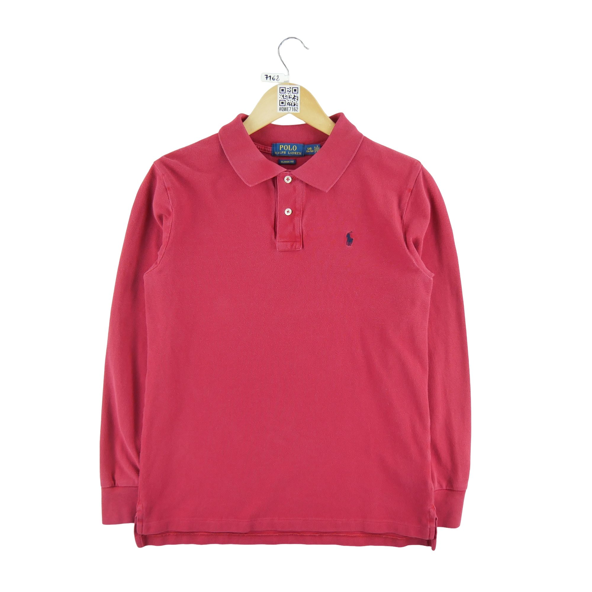 Polo manches longues Homme  Rouge 1