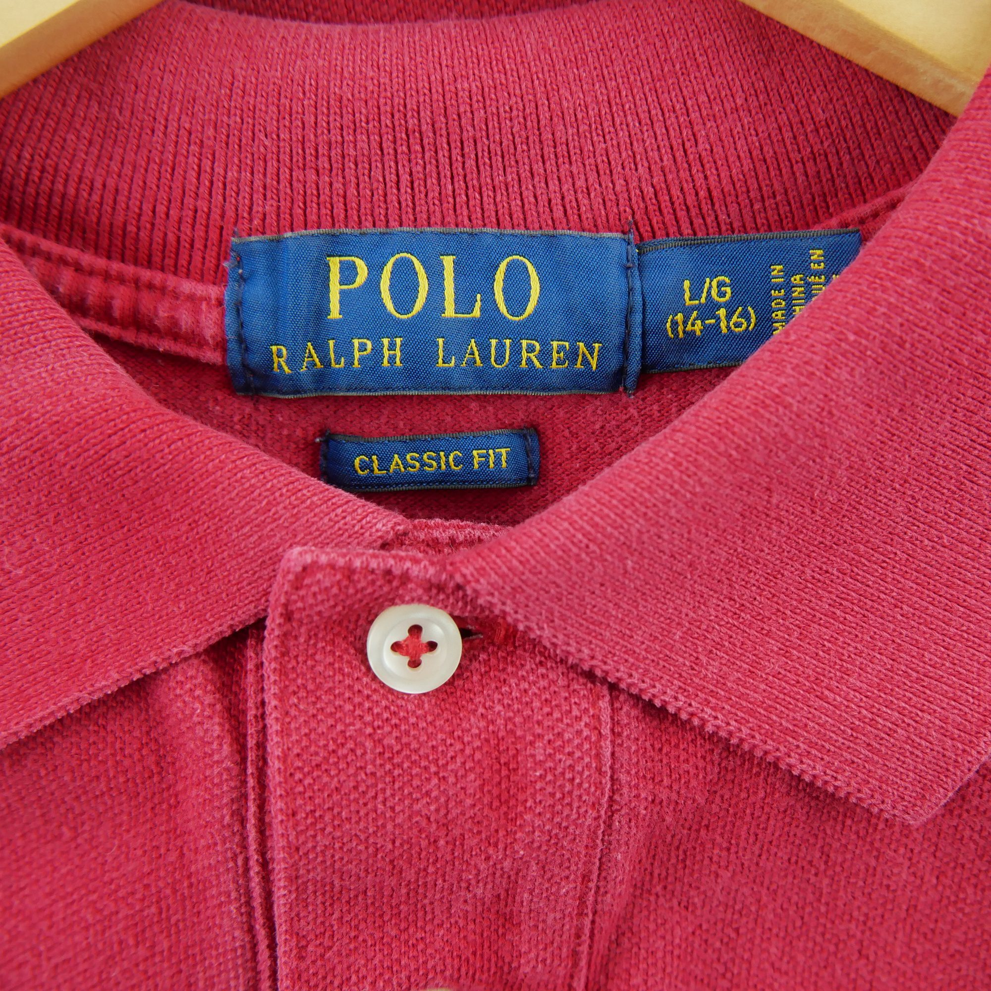Polo manches longues Homme  Rouge 5