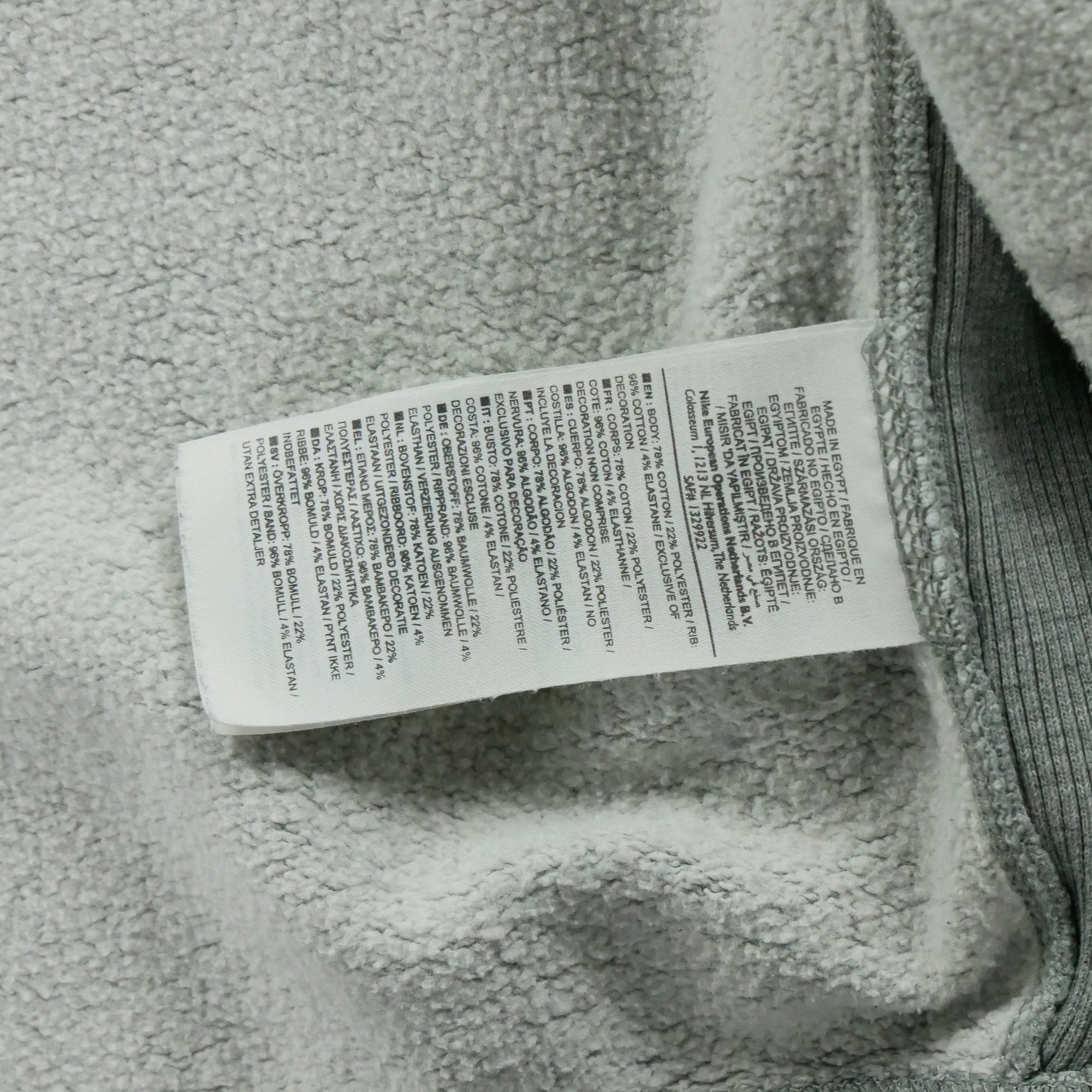 Sweat Homme  full zip Gris 8