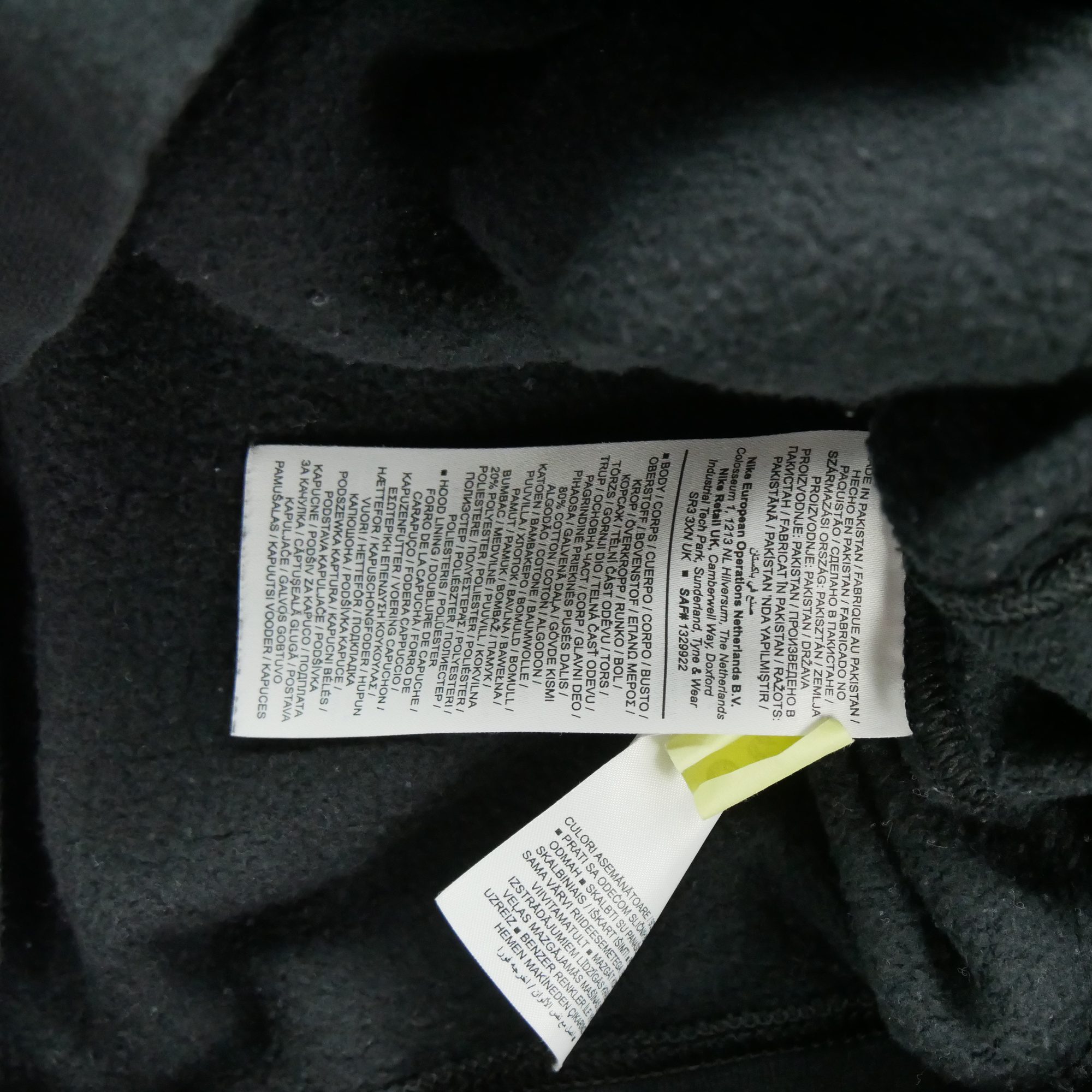 Sweat à capuche Homme  Noir 6