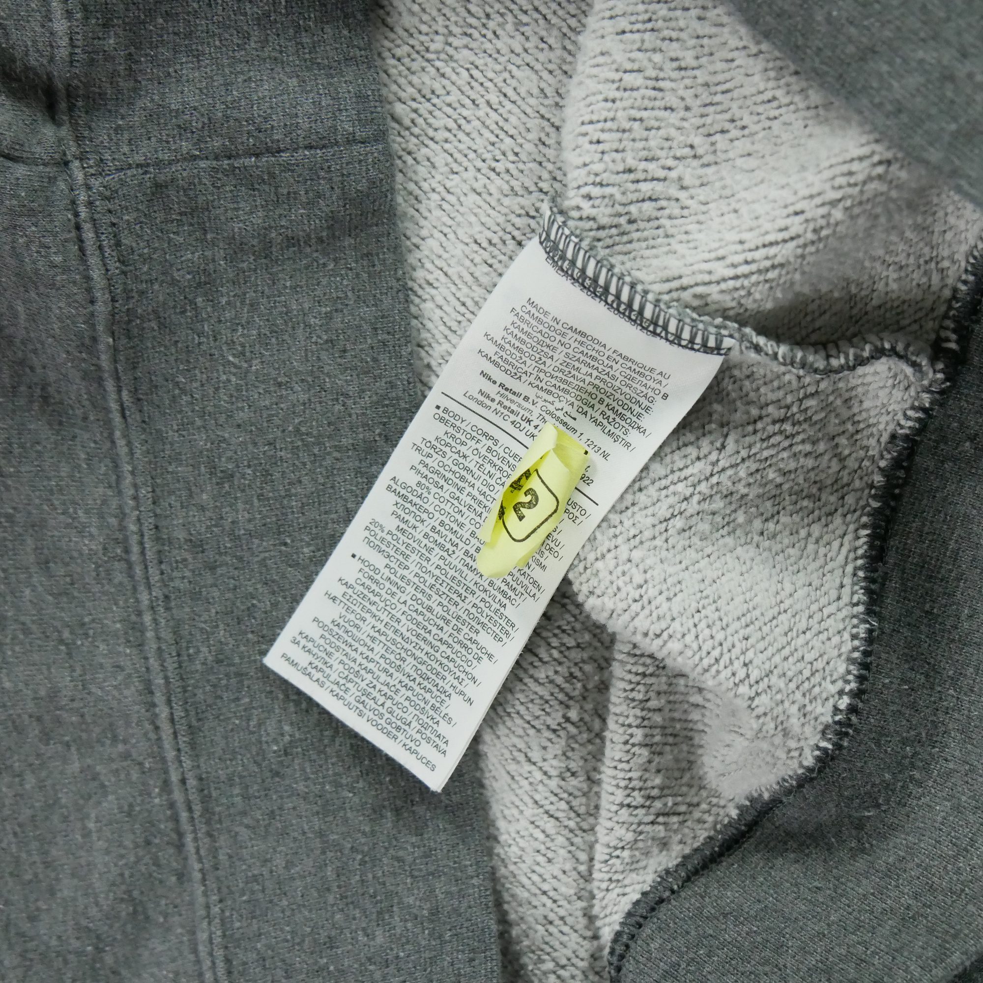 Sweat à capuche Homme  Gris 6