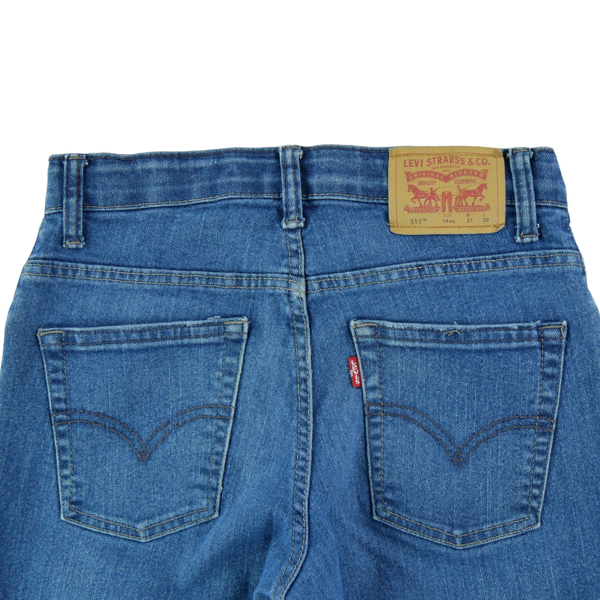 Jean Femme Levis 501 Bleu 4