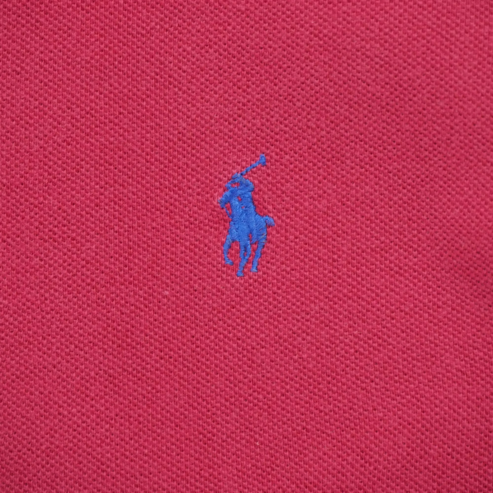 Polo manches longues Homme  Rouge 5