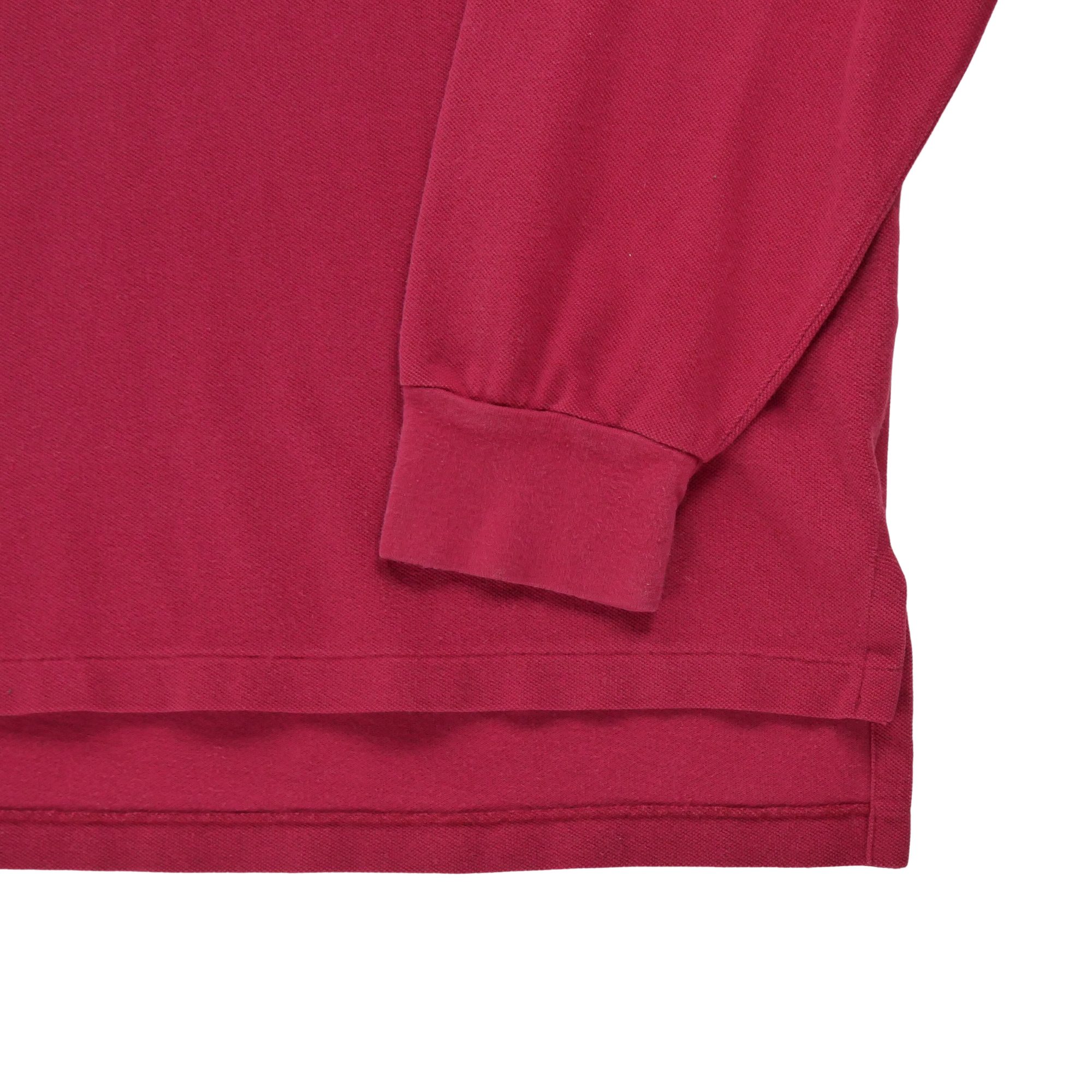 Polo manches longues Homme  Rouge 6