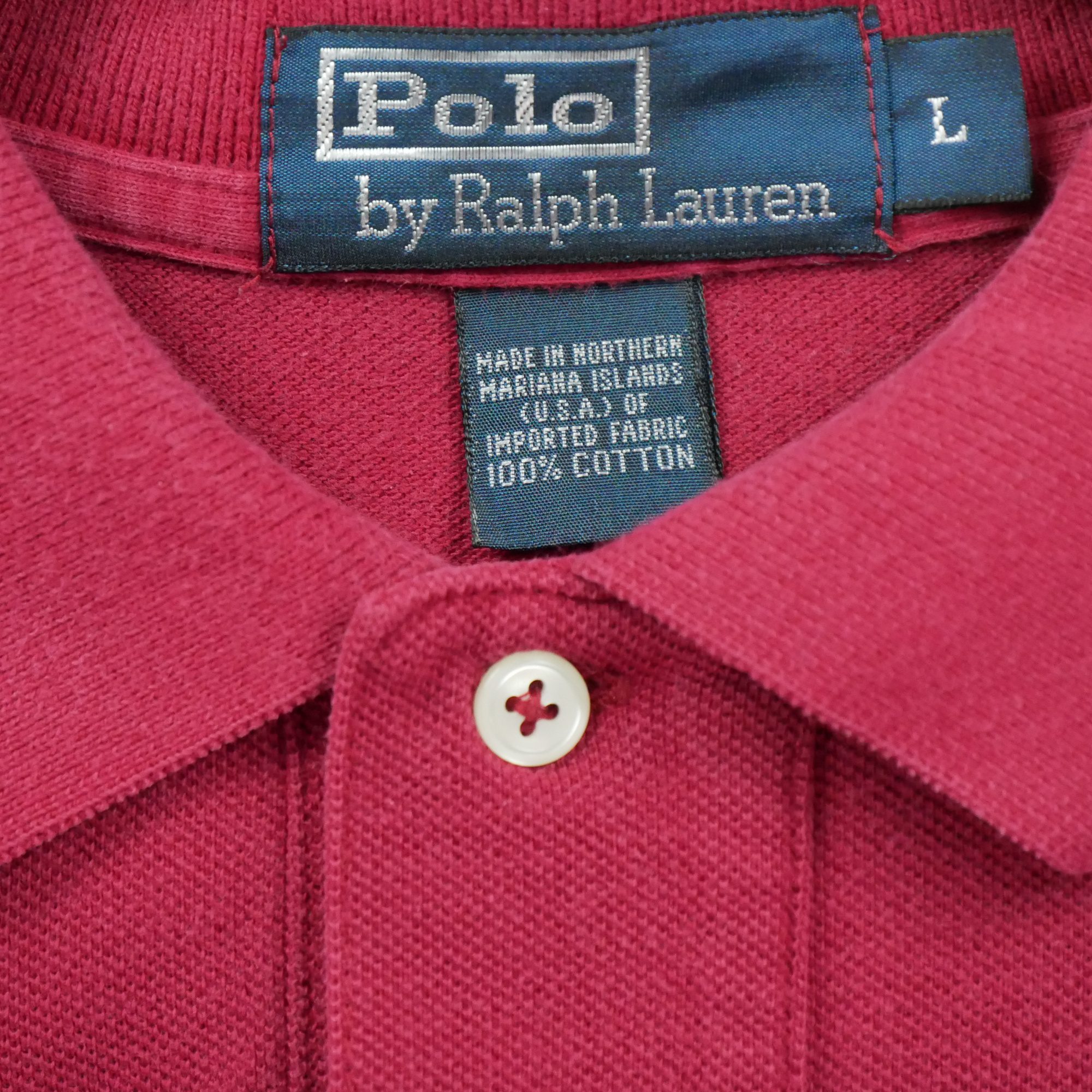 Polo manches longues Homme  Rouge 7