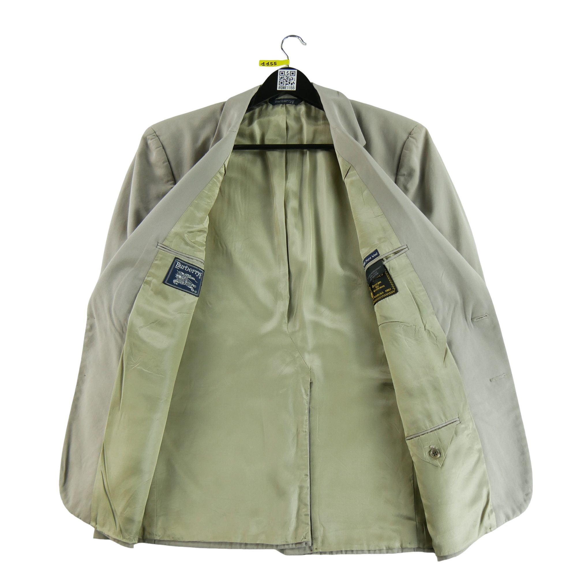 Veste Homme  100% Laine Beige 3