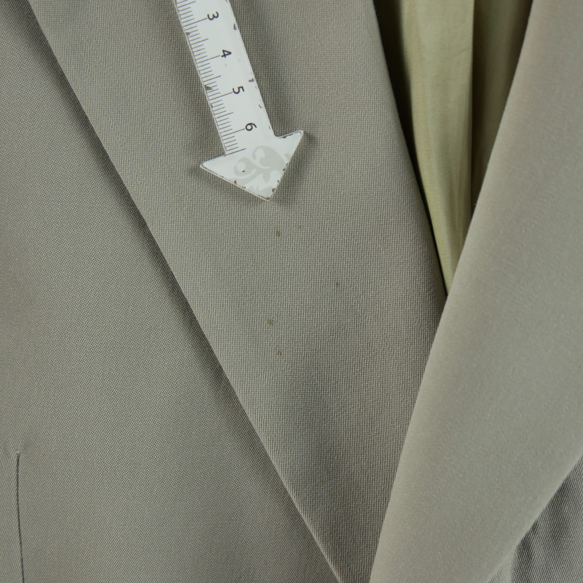 Veste Homme  100% Laine Beige 6