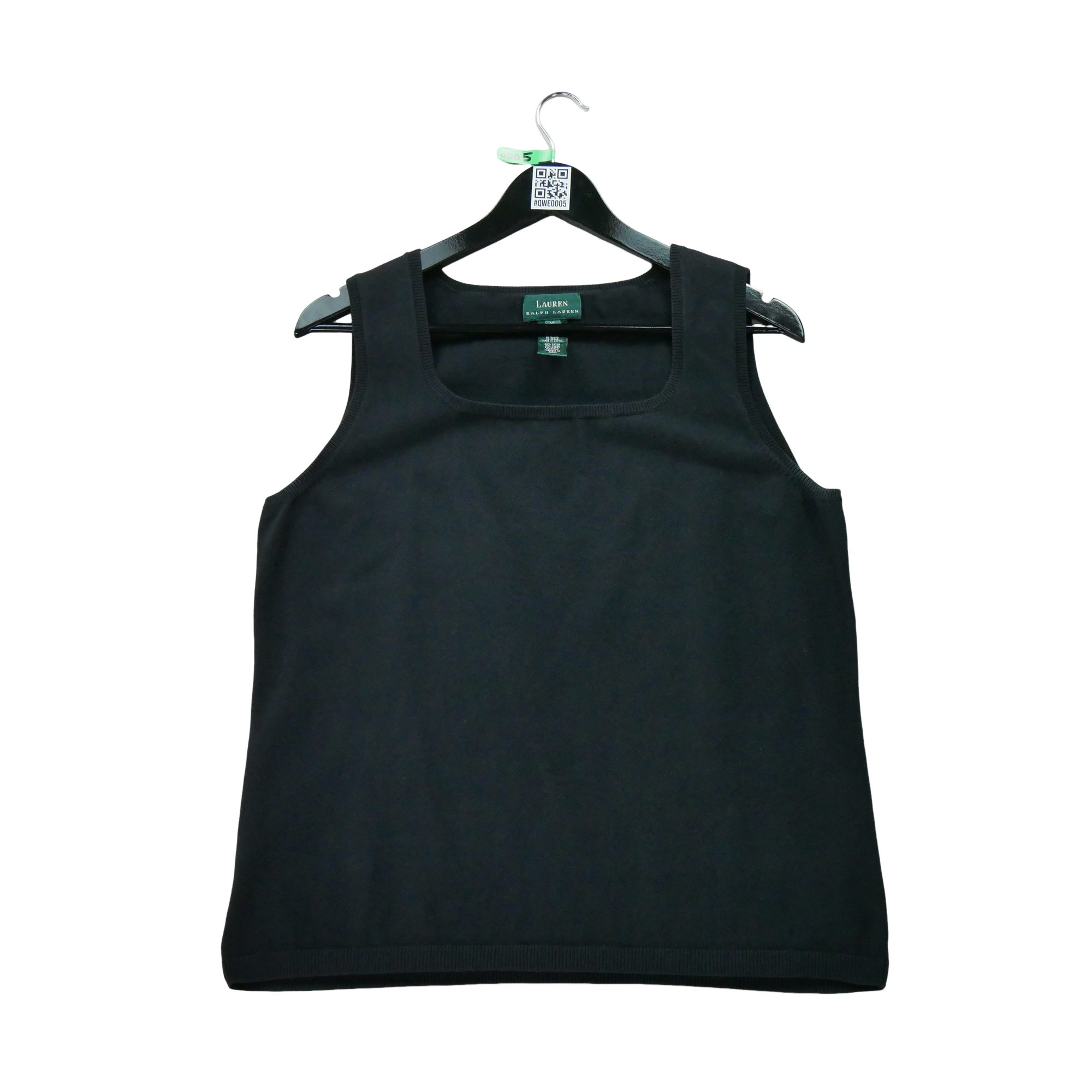 T-shirt sans manches Femme  Noir 1