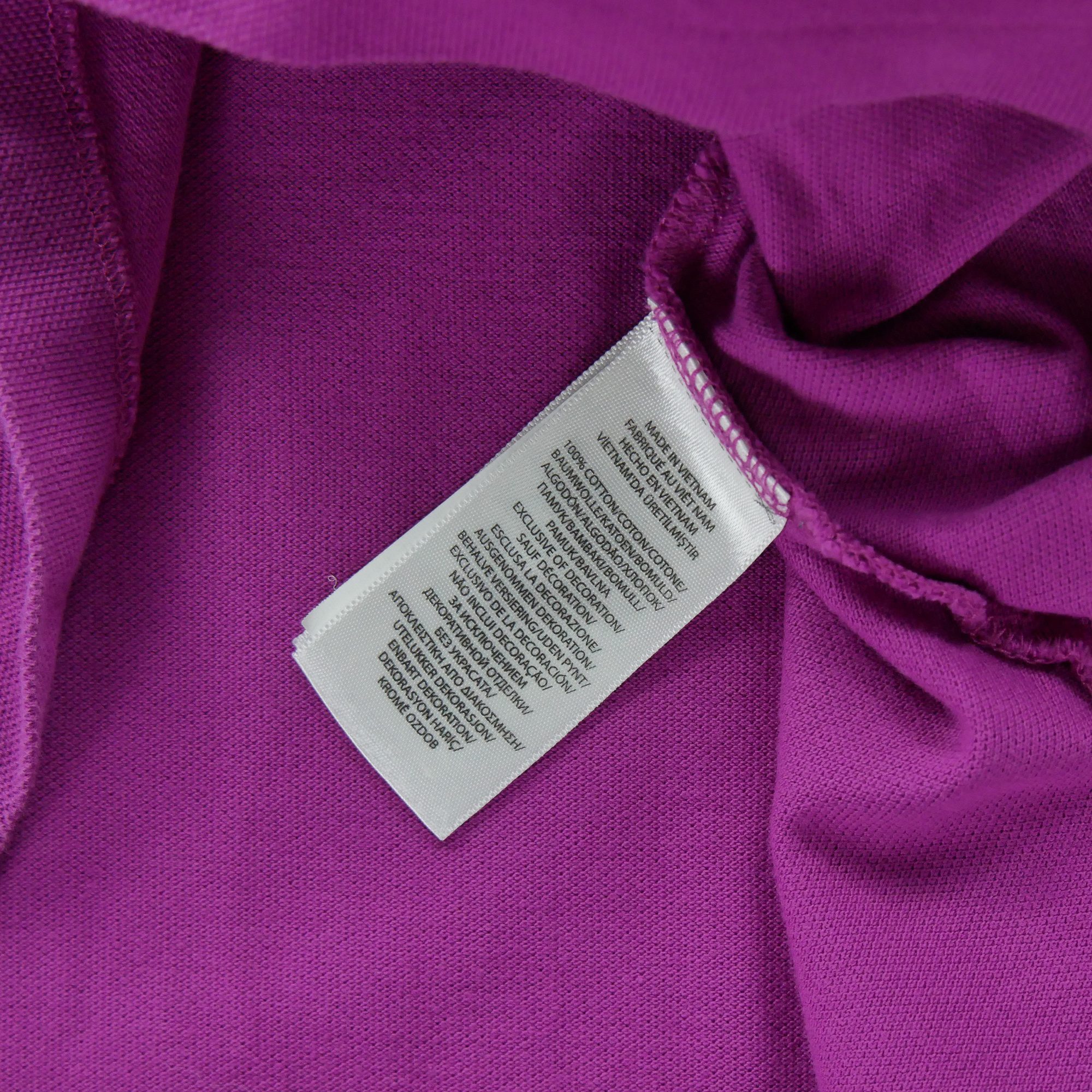 Polo manches courtes Femme  Violet 7