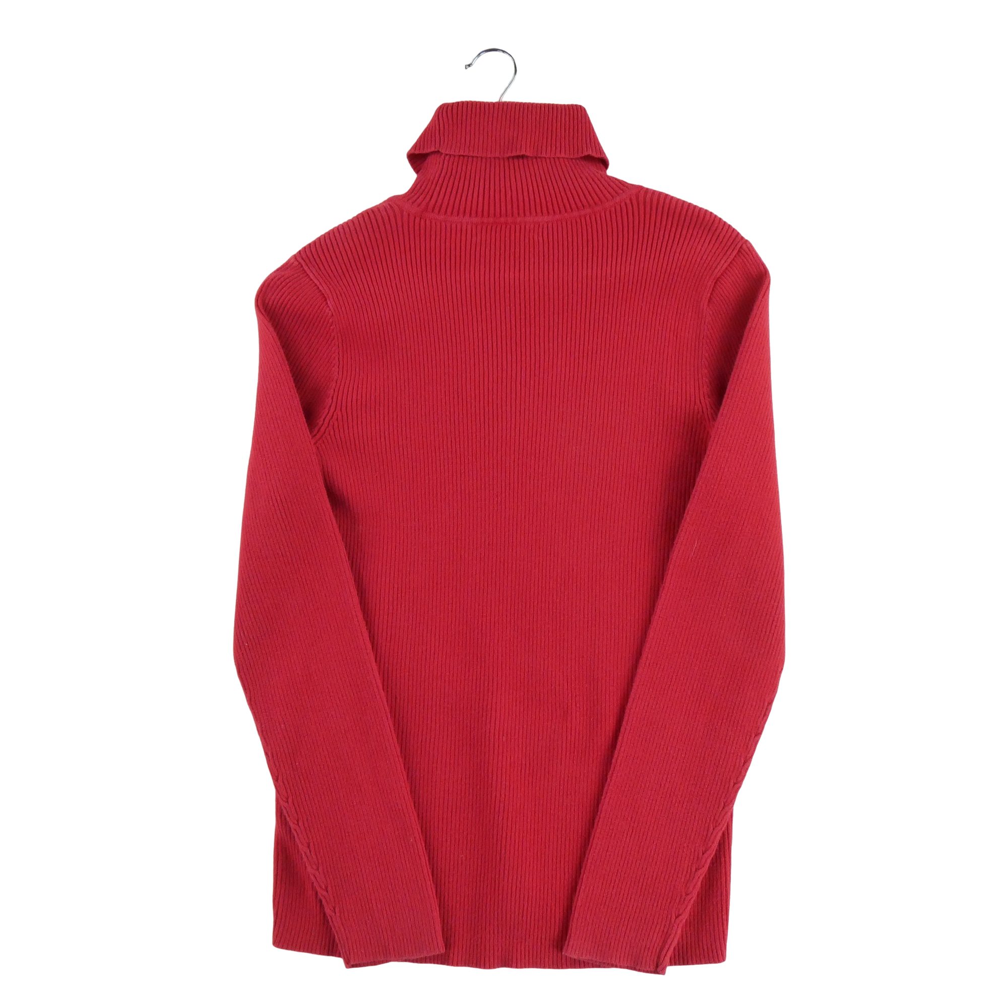 Pull Femme  col roulé Rouge 2