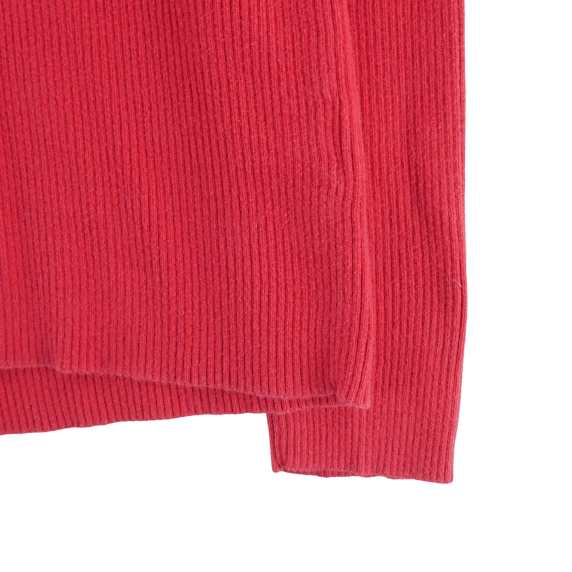 Pull Femme  col roulé Rouge 4