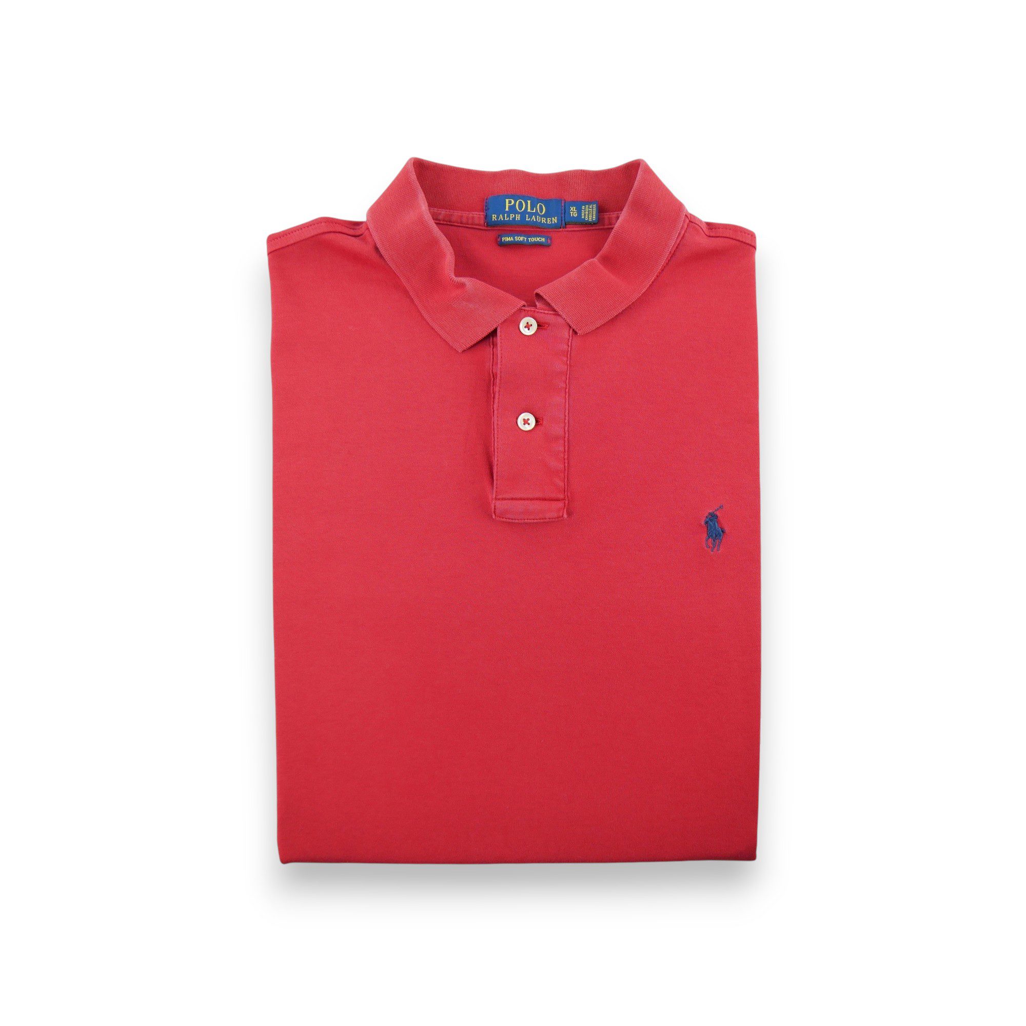 Polo manches courtes Homme  Rouge 1