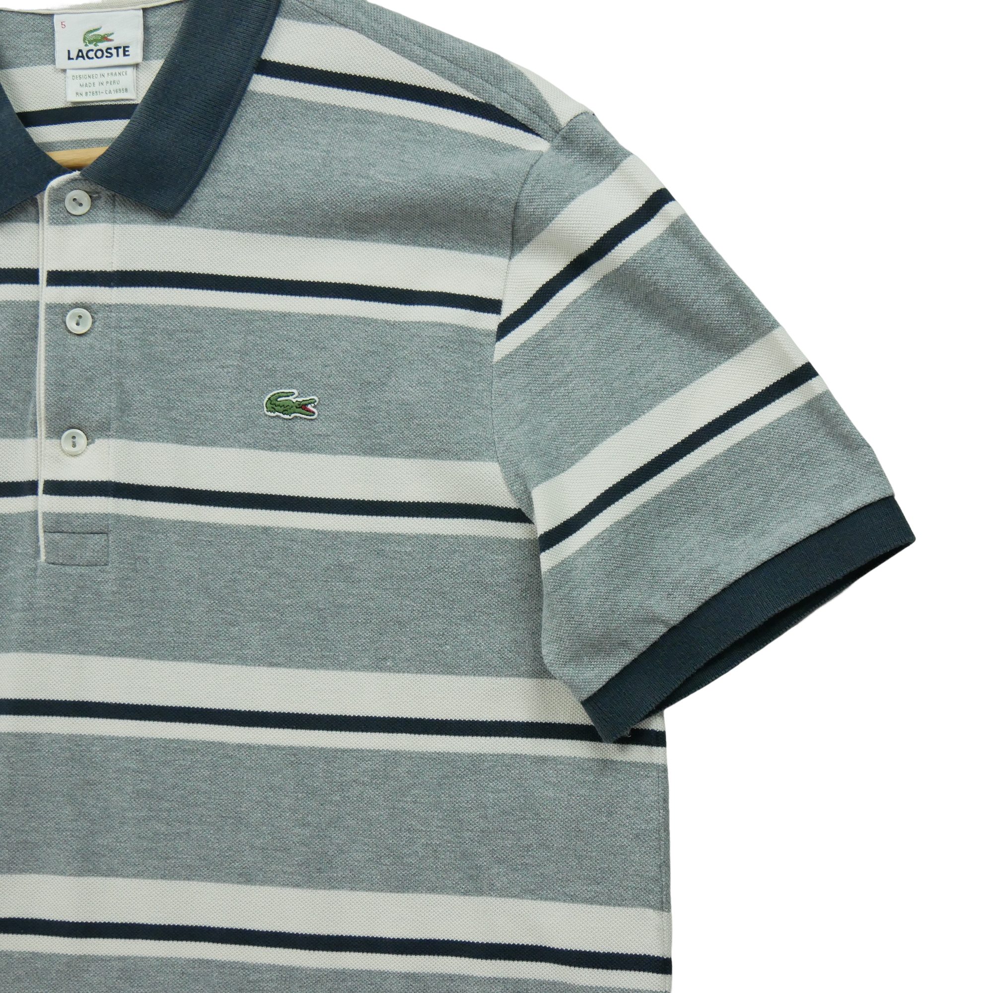 Polo manches courtes Homme  Gris 4
