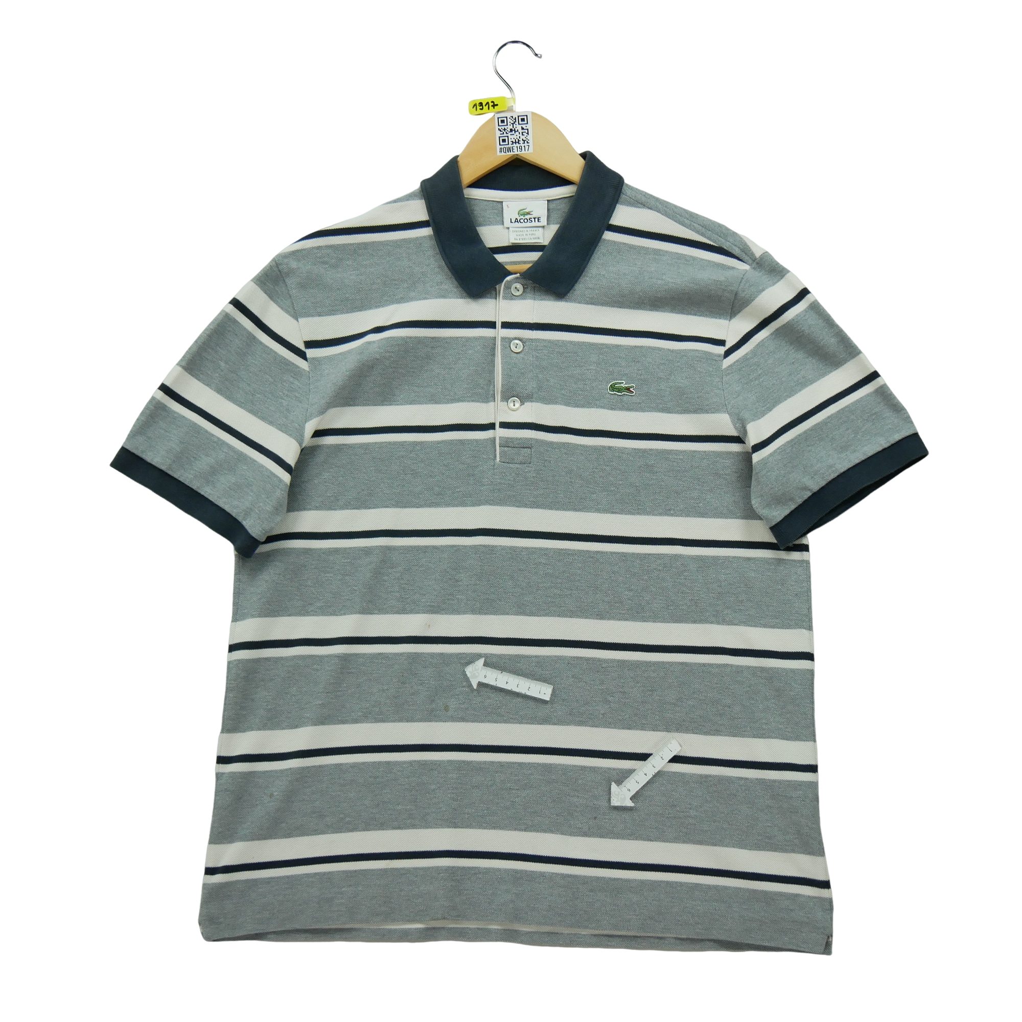 Polo manches courtes Homme  Gris 5