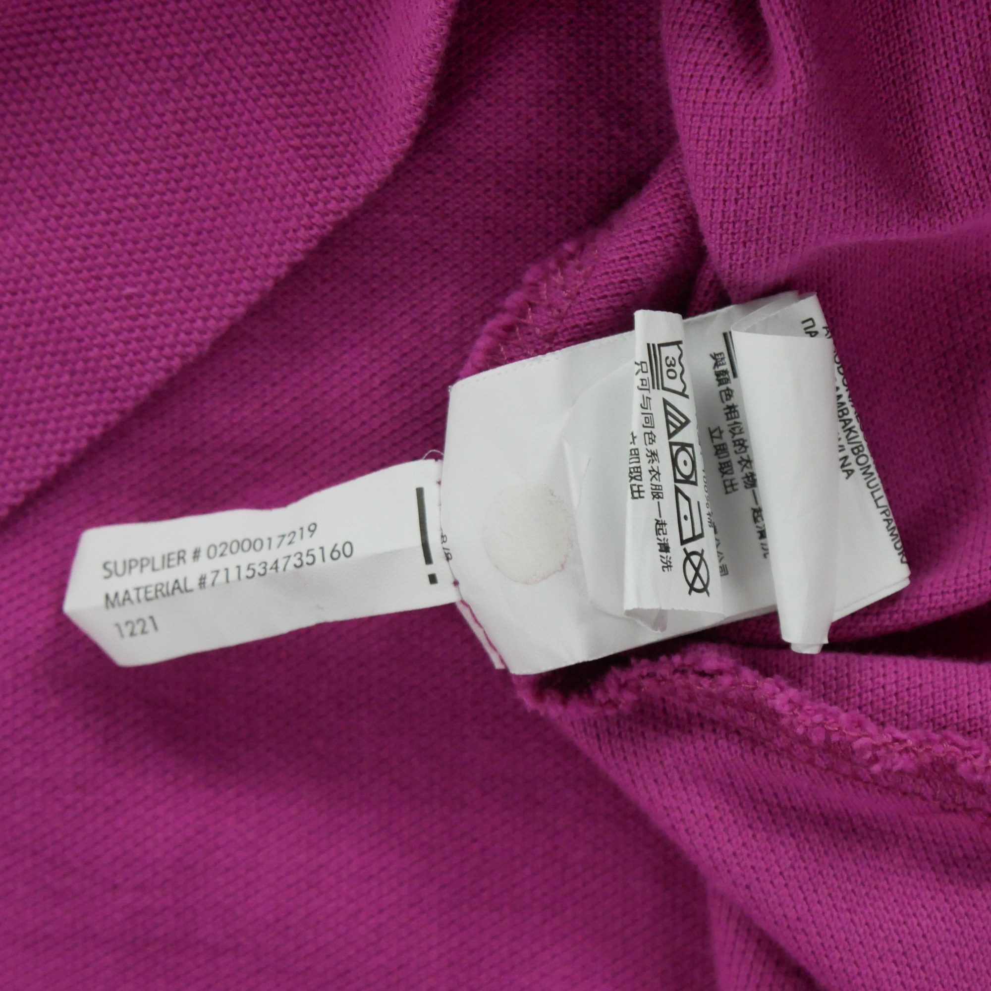 Polo manches courtes Homme  Rose 9