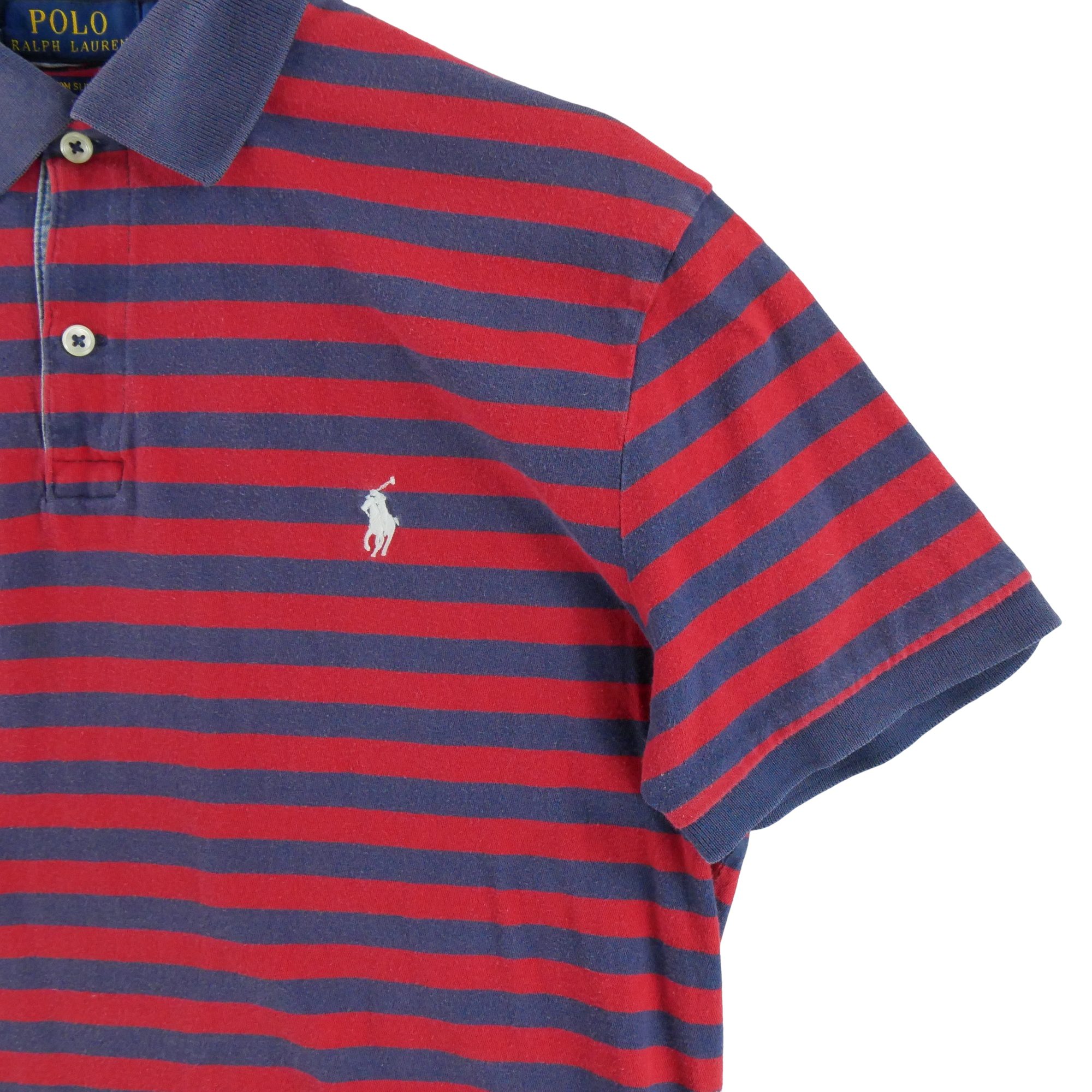 Polo manches courtes Homme  Rouge 4