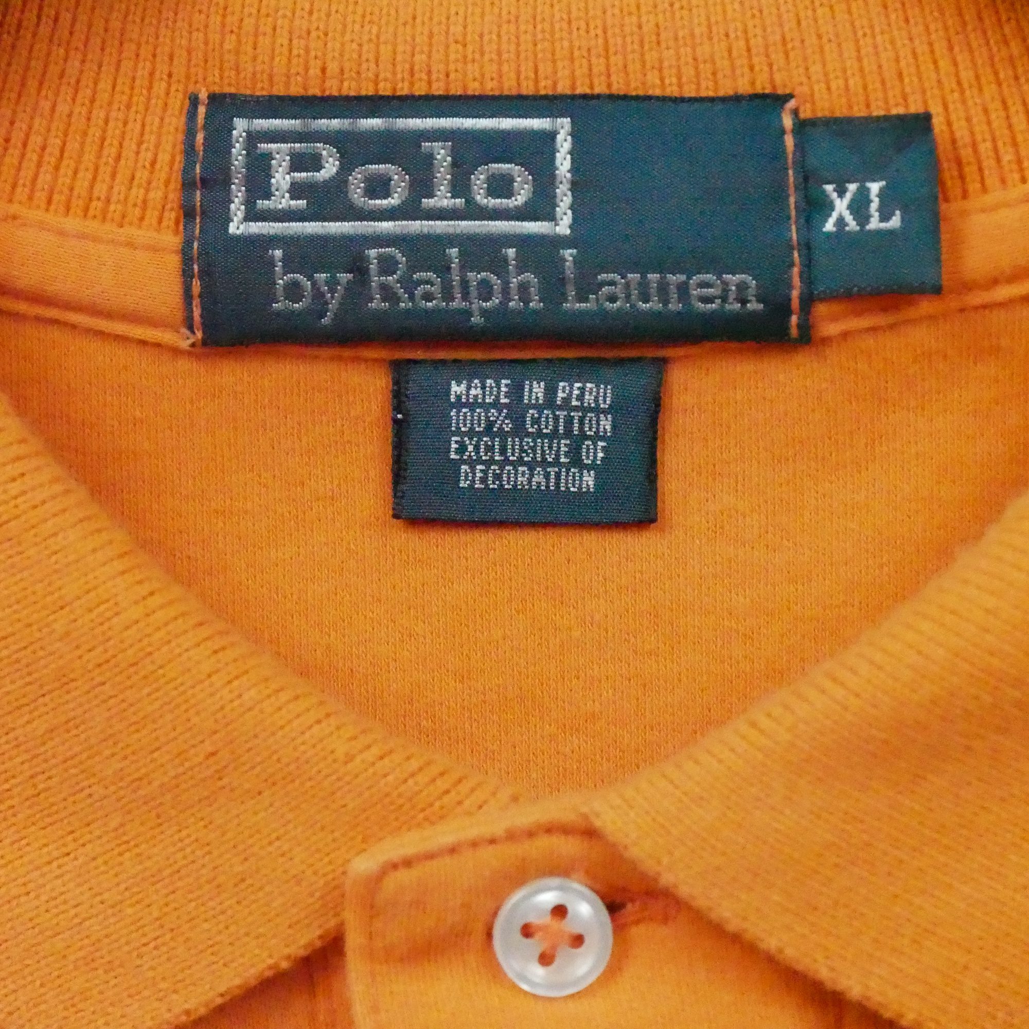 Polo manches courtes Homme  Orange 8