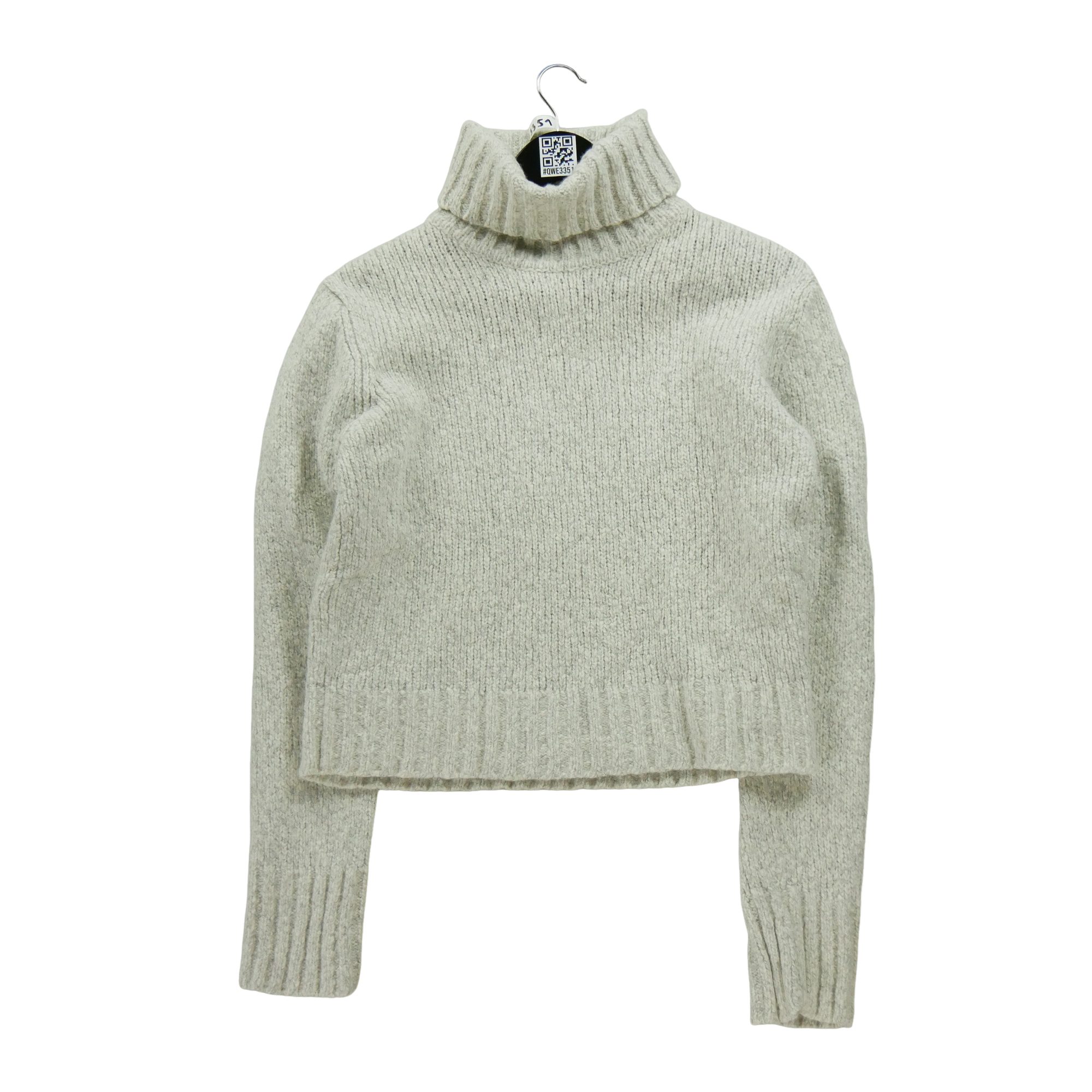 Pull Femme  en laine col roulé Beige 3